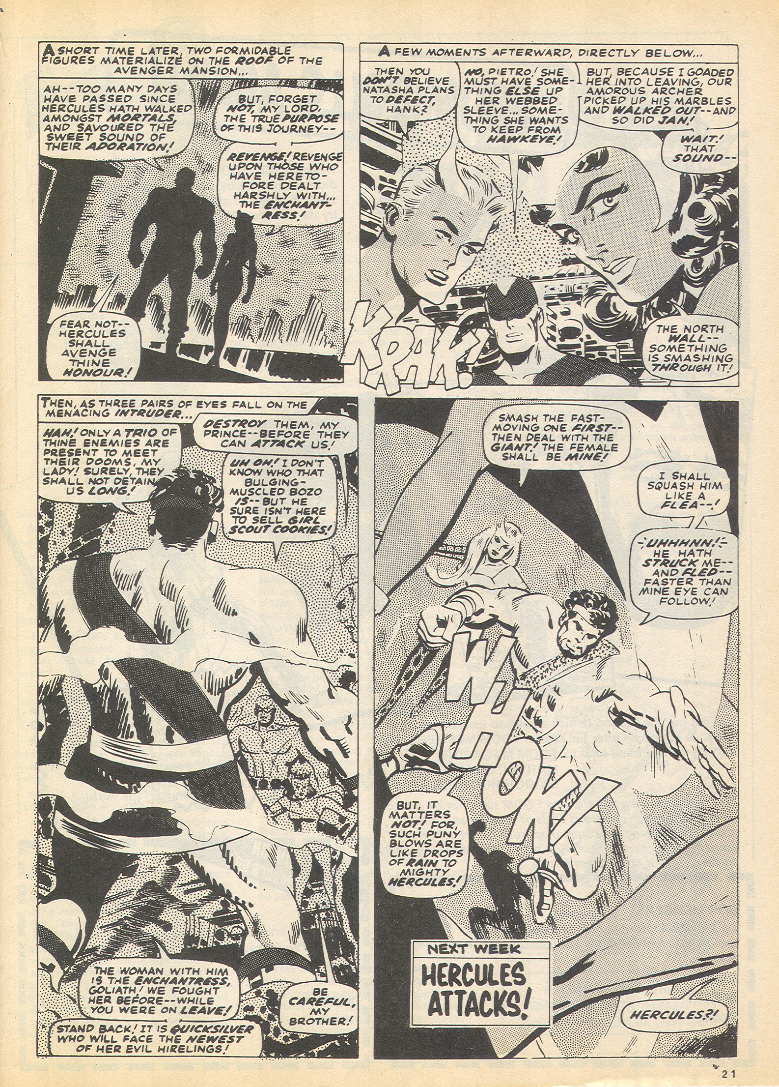 Read online The Avengers (1973) comic -  Issue #42 - 21