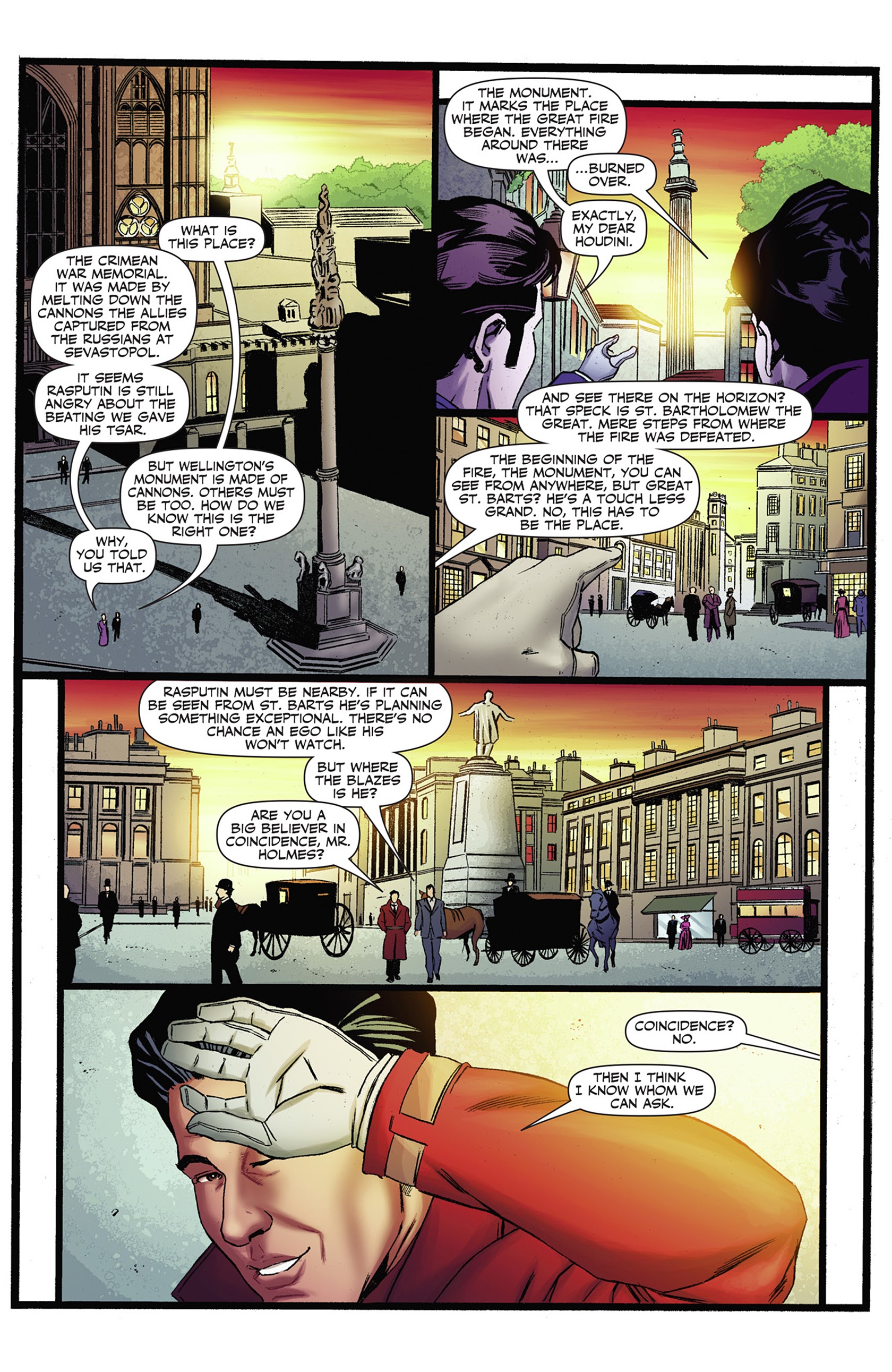Read online Sherlock Holmes vs. Harry Houdini comic -  Issue #4 - 15