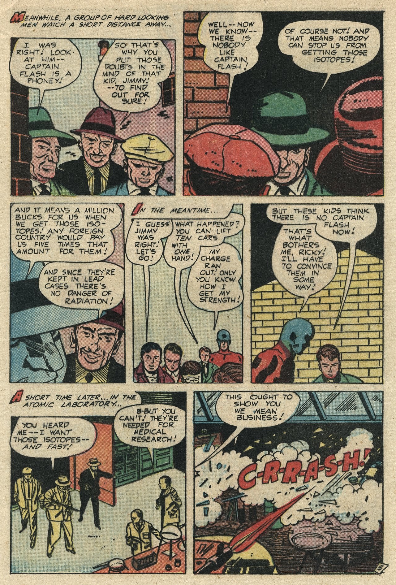 Read online Captain Flash comic -  Issue #4 - 7