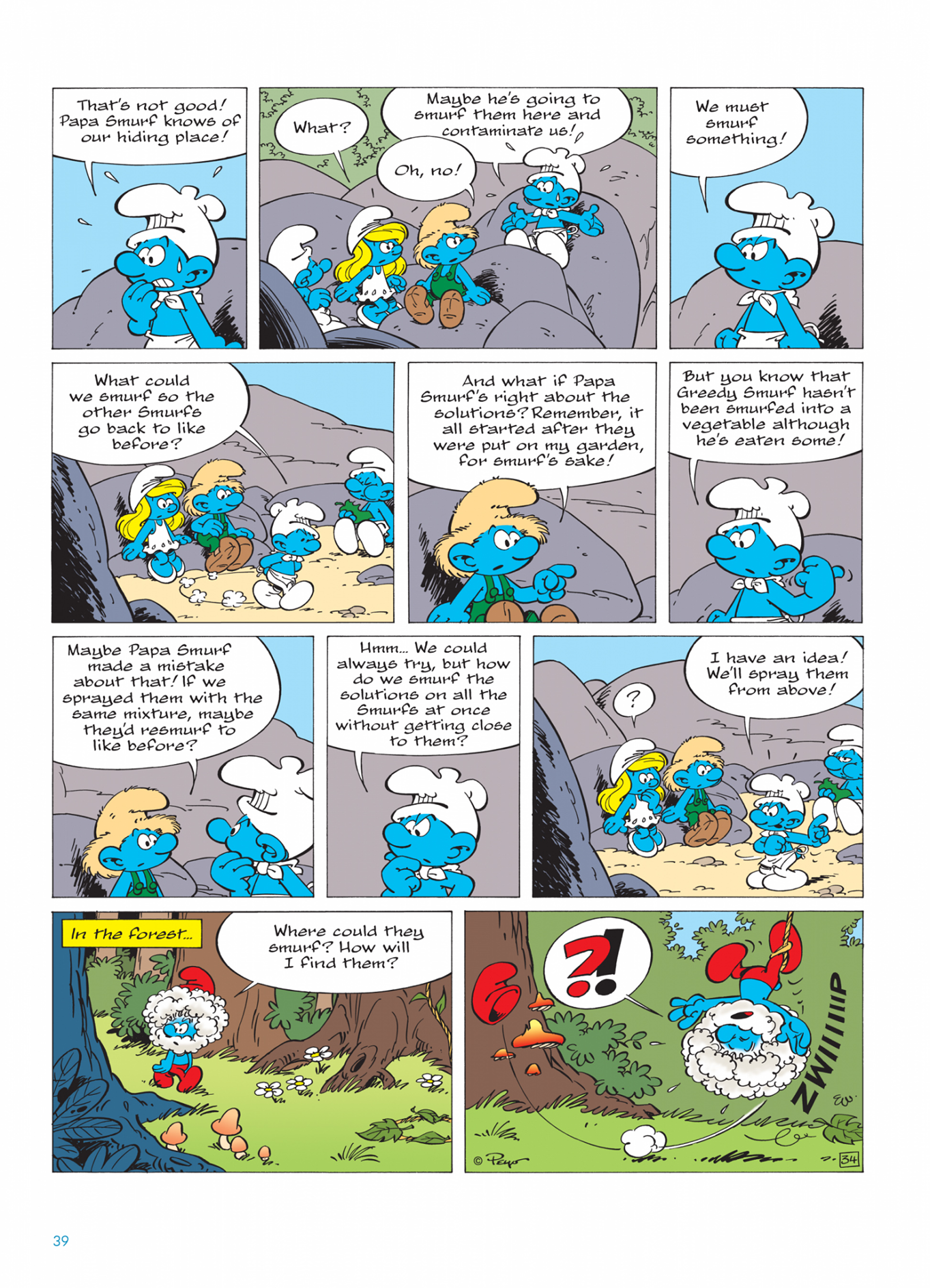 Read online The Smurfs comic -  Issue #26 - 39