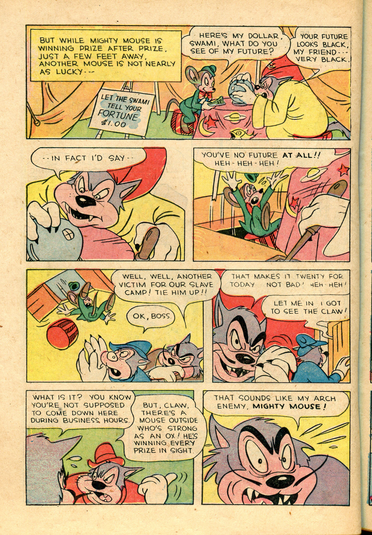 Read online Paul Terry's Mighty Mouse Comics comic -  Issue #25 - 28