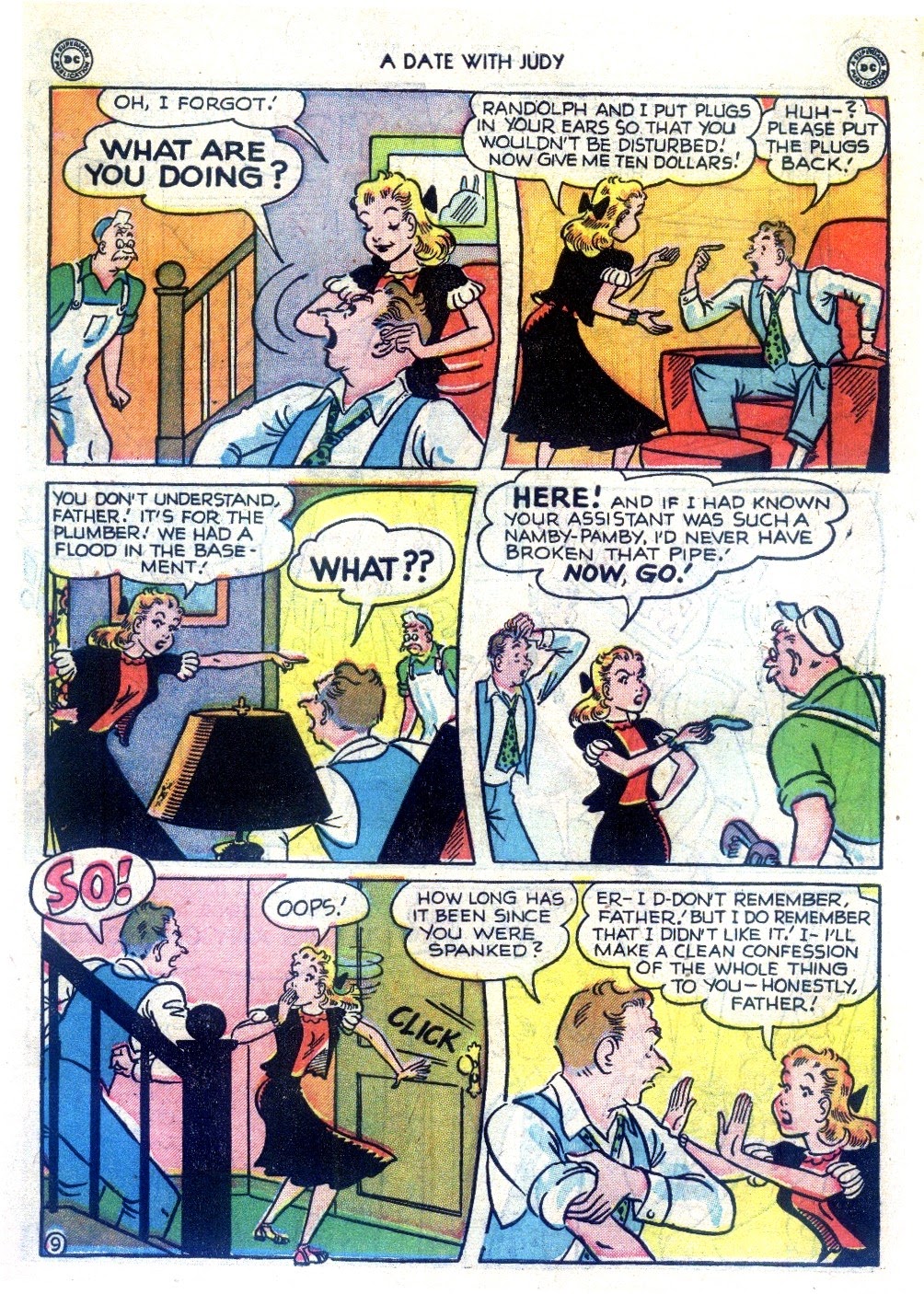 Read online A Date with Judy comic -  Issue #8 - 11