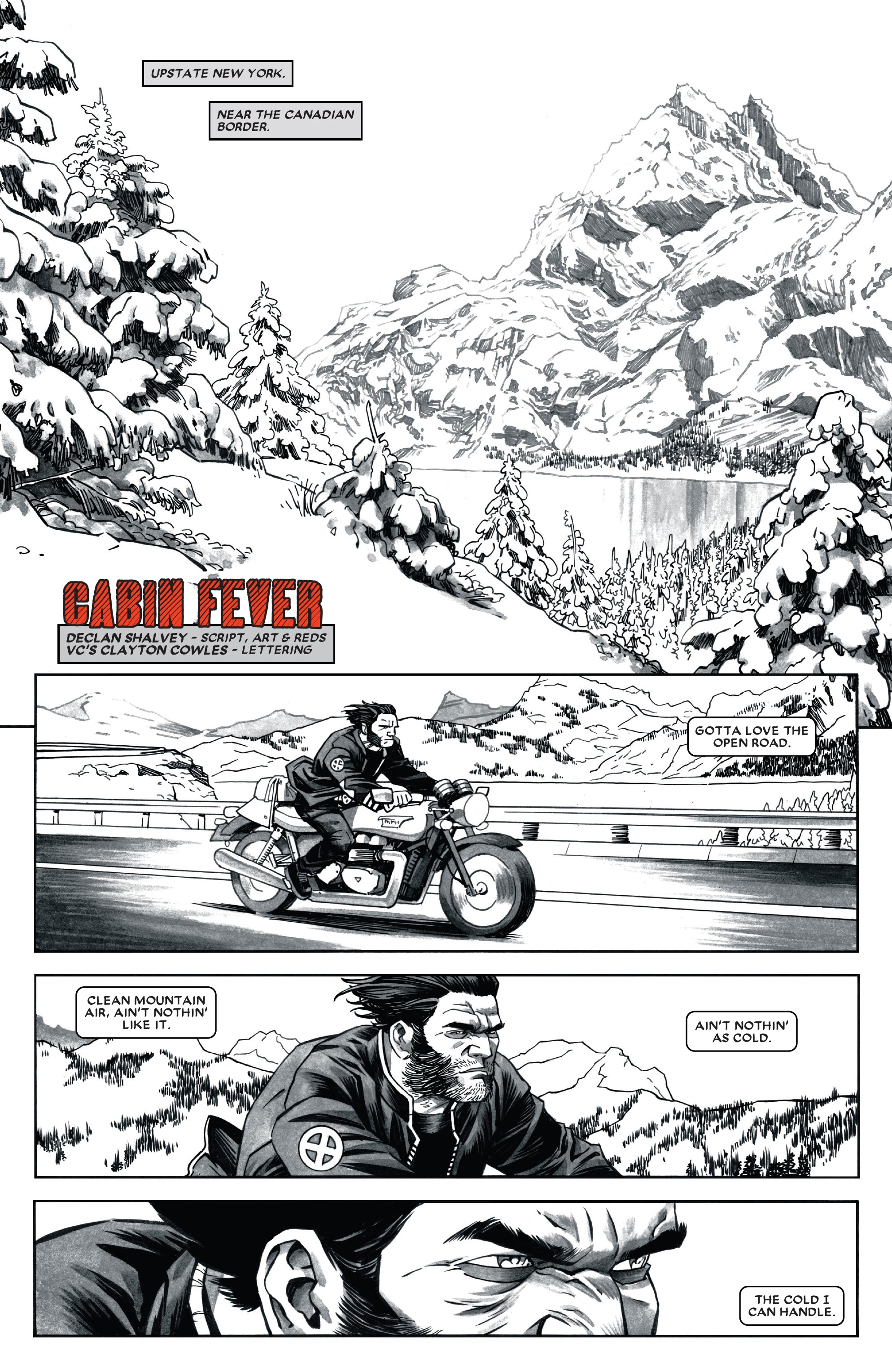 Read online Wolverine: Black, White & Blood comic -  Issue #1 - 20