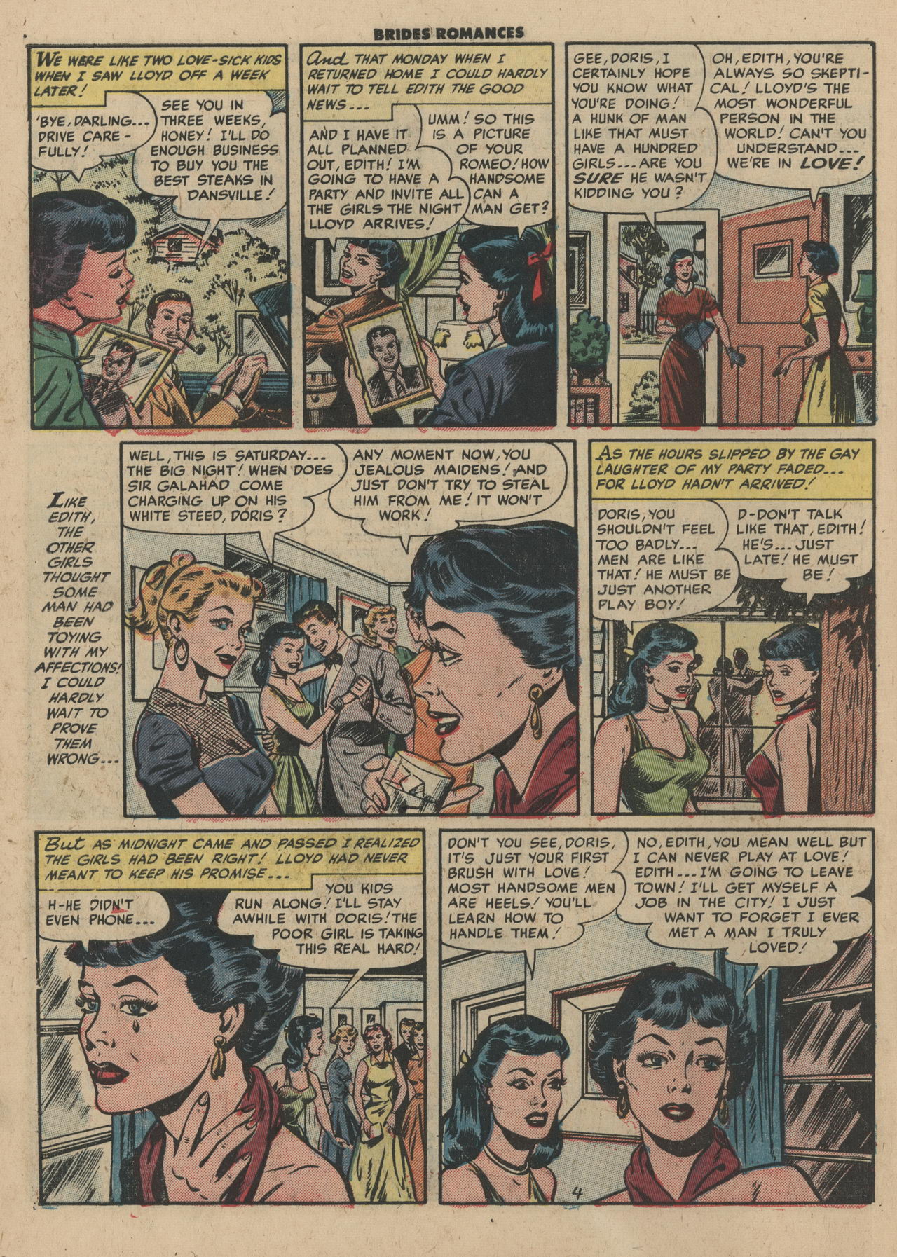 Read online Brides Romances comic -  Issue #5 - 6