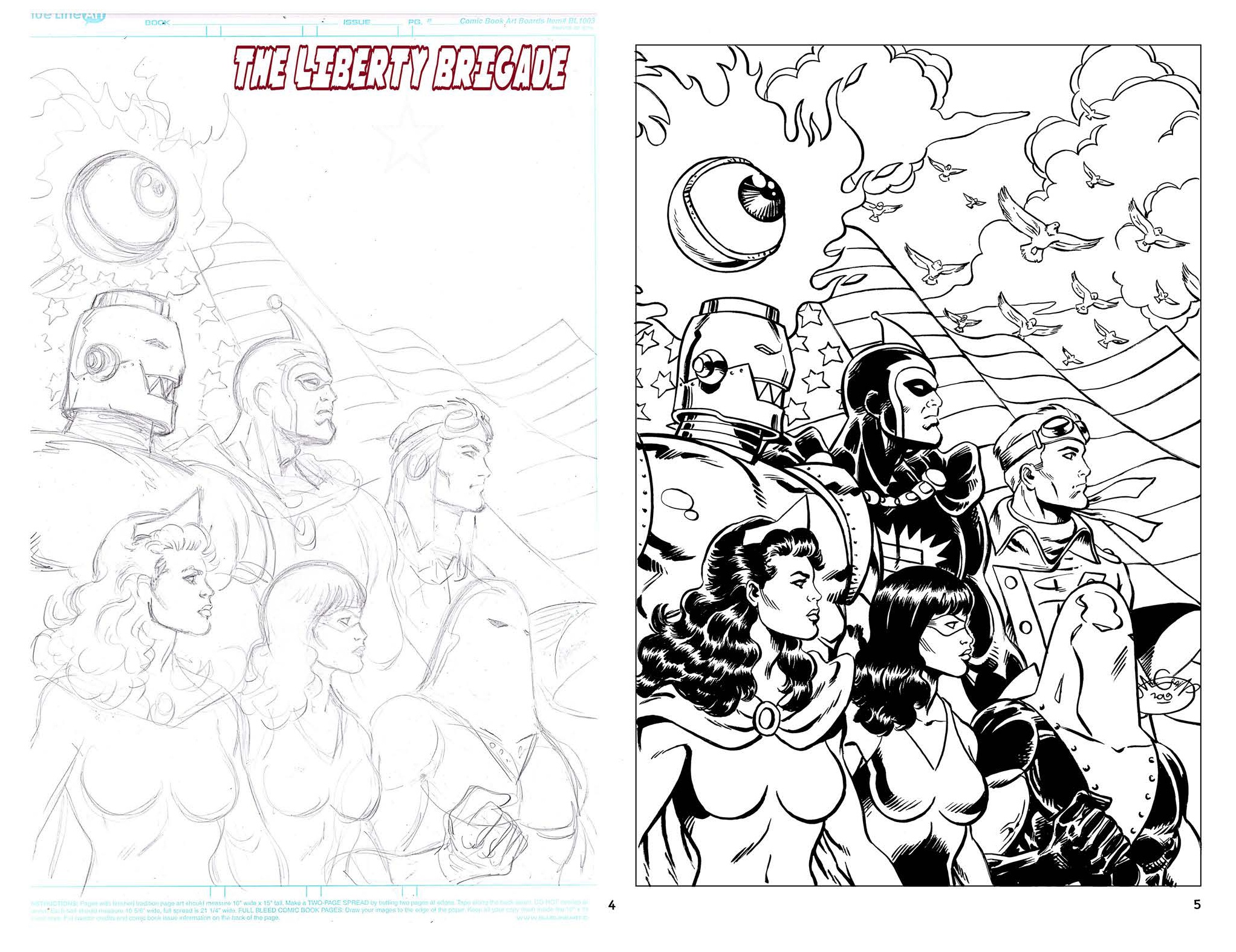 Read online The Art of Chris Malgrain comic -  Issue #4 - 5