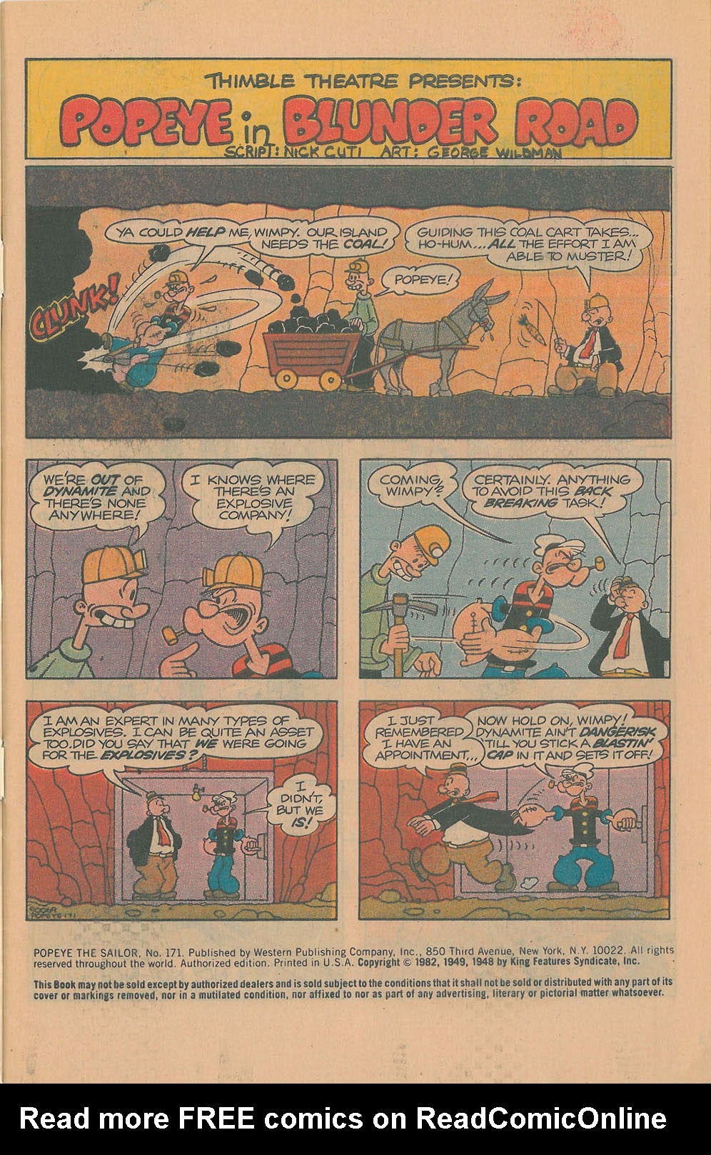 Read online Popeye (1948) comic -  Issue #171 - 3