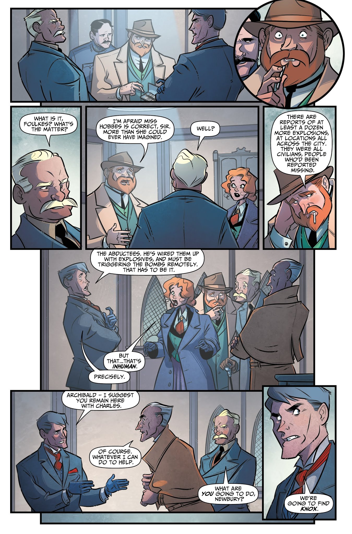Read online Newbury & Hobbes: The Undying comic -  Issue #3 - 9