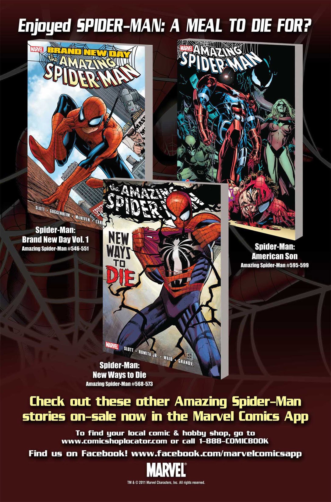Read online Spider-Man: A Meal to Die For comic -  Issue # Full - 13