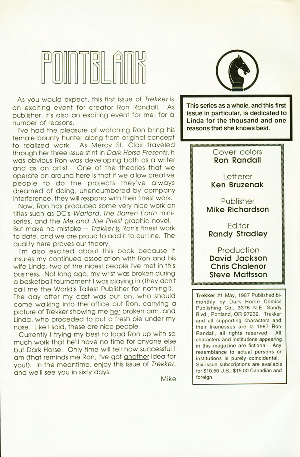 Read online Trekker comic -  Issue #1 - 2