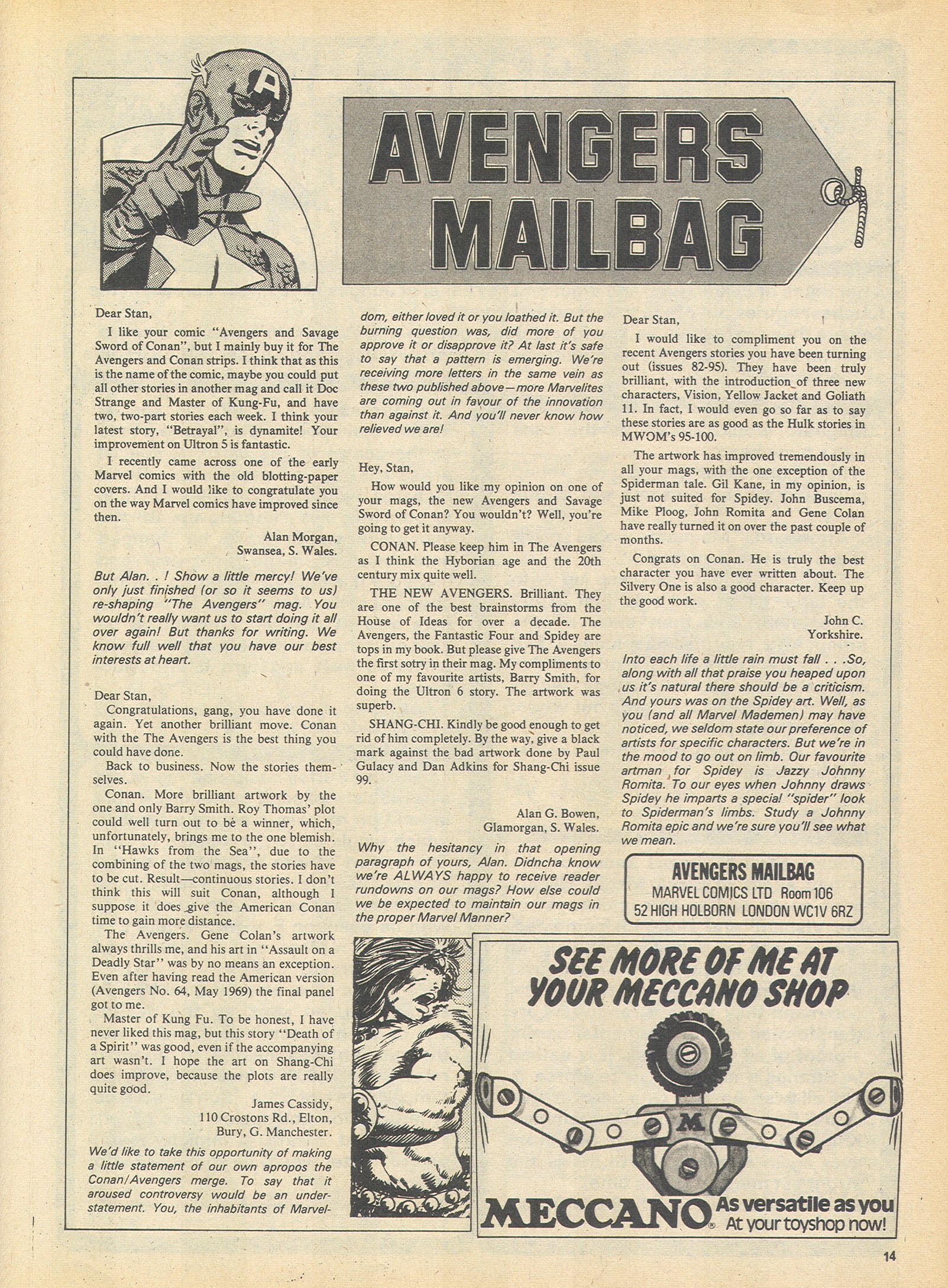 Read online The Avengers (1973) comic -  Issue #116 - 14