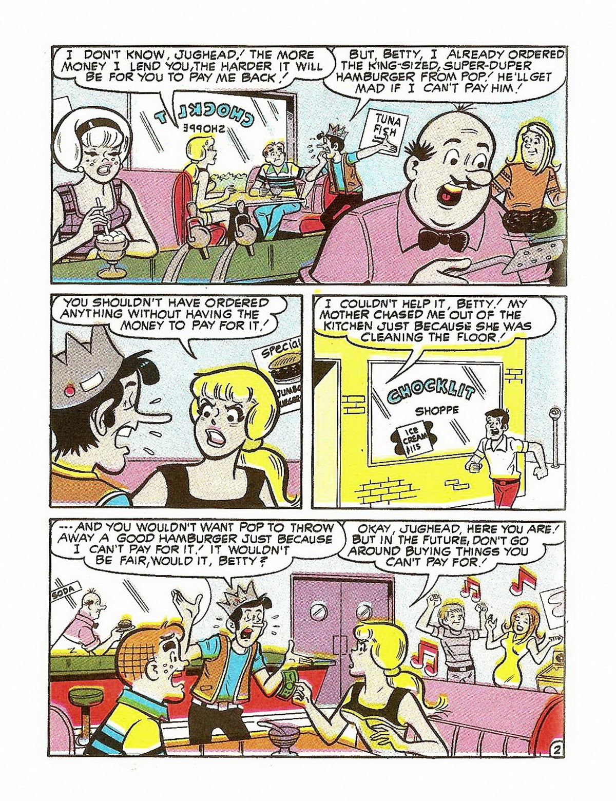 Read online Archie's Double Digest Magazine comic -  Issue #61 - 157