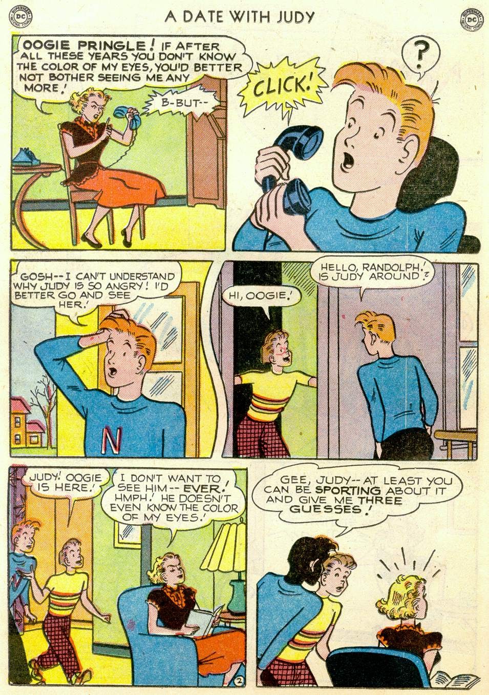 Read online A Date with Judy comic -  Issue #19 - 38