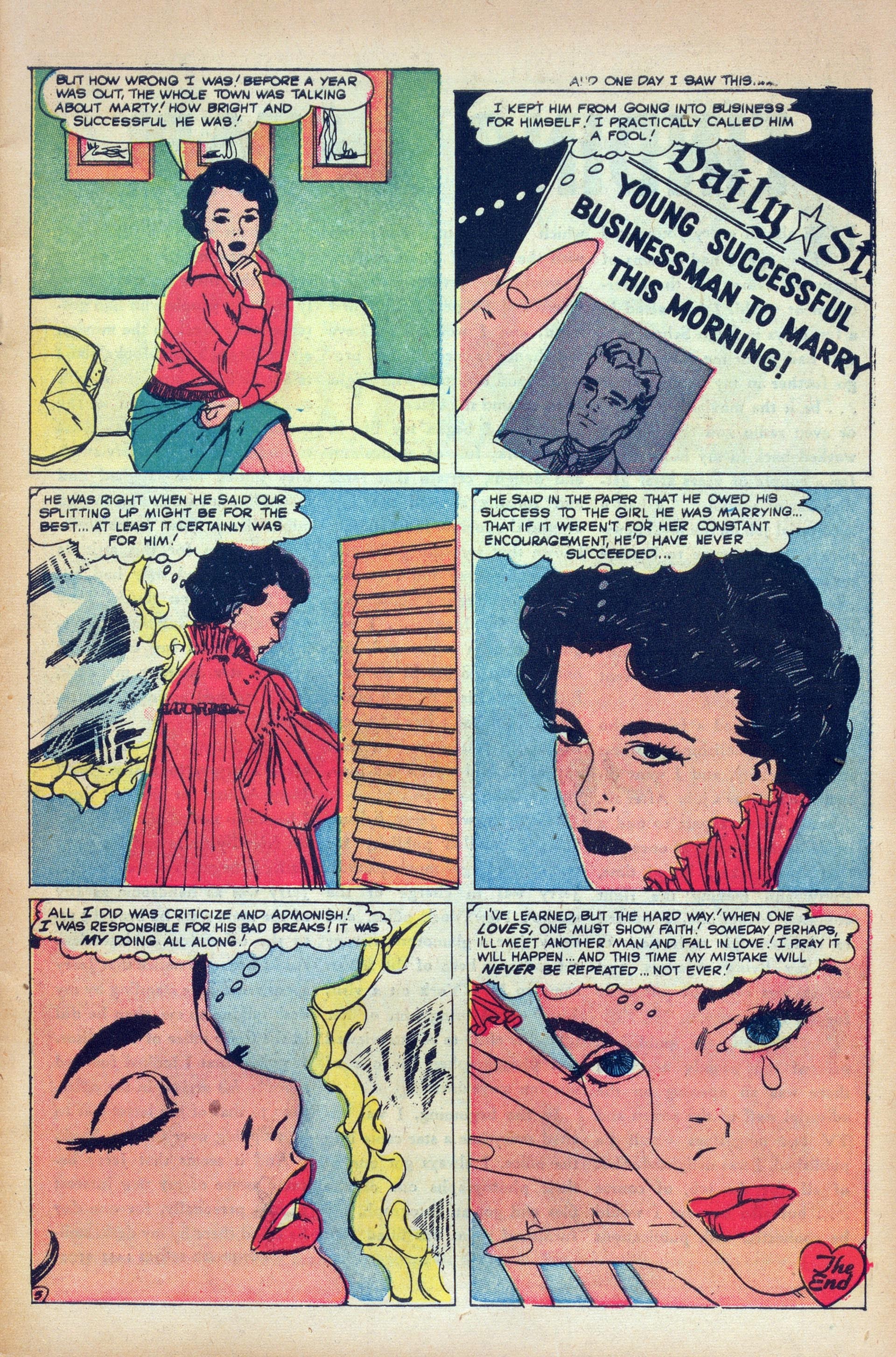 Read online Love Romances comic -  Issue #70 - 7