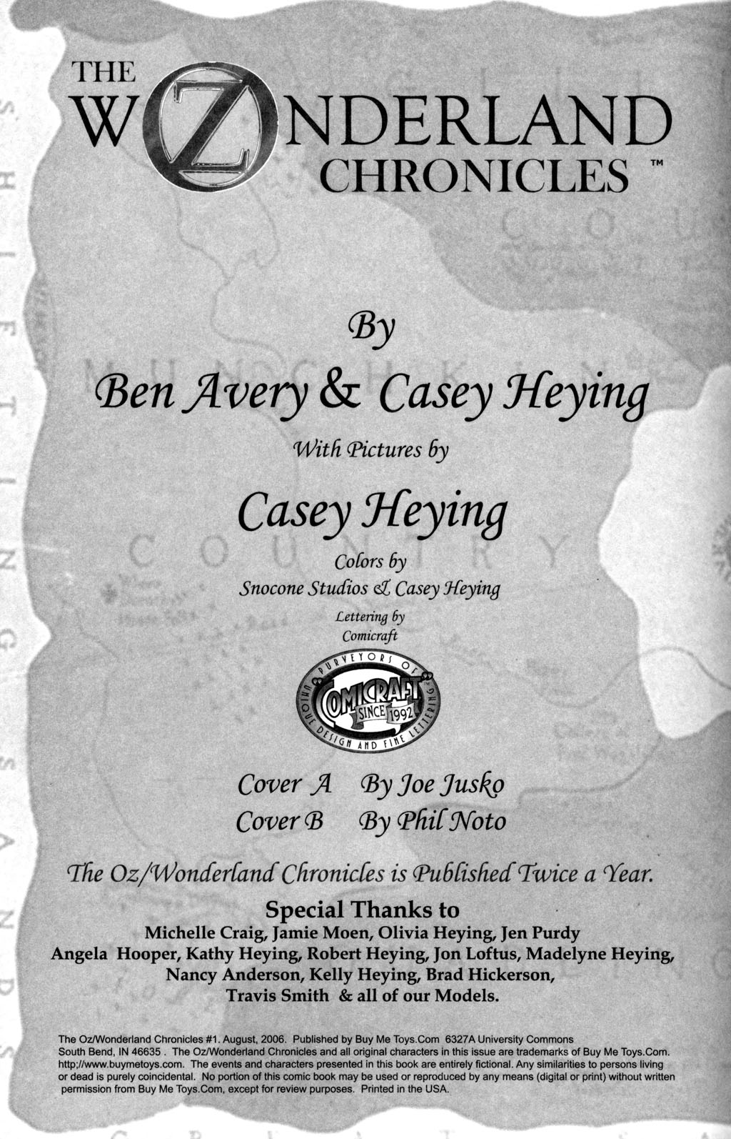 Read online The Oz/Wonderland Chronicles comic -  Issue #1 - 2