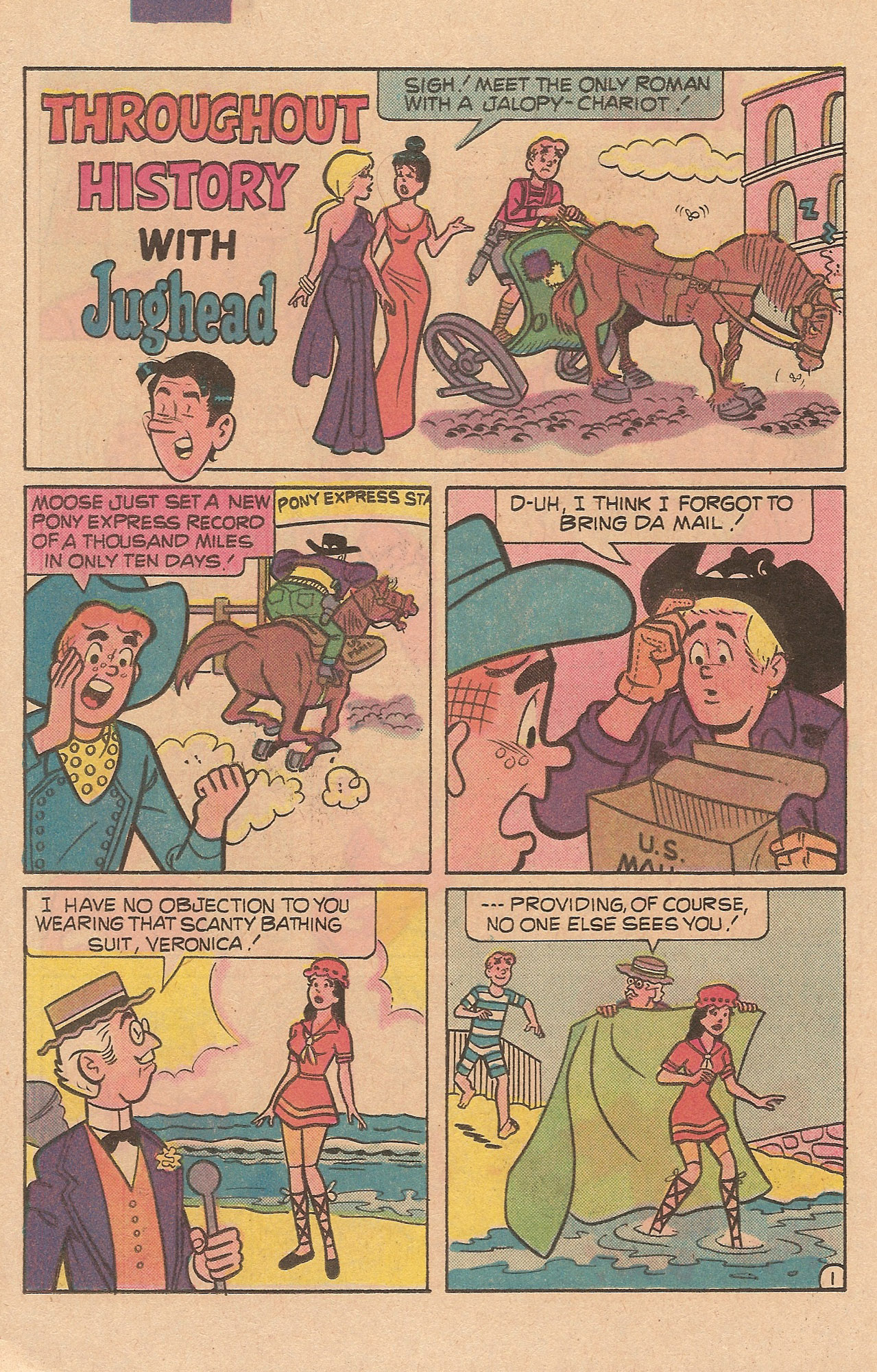 Read online Jughead's Jokes comic -  Issue #72 - 22