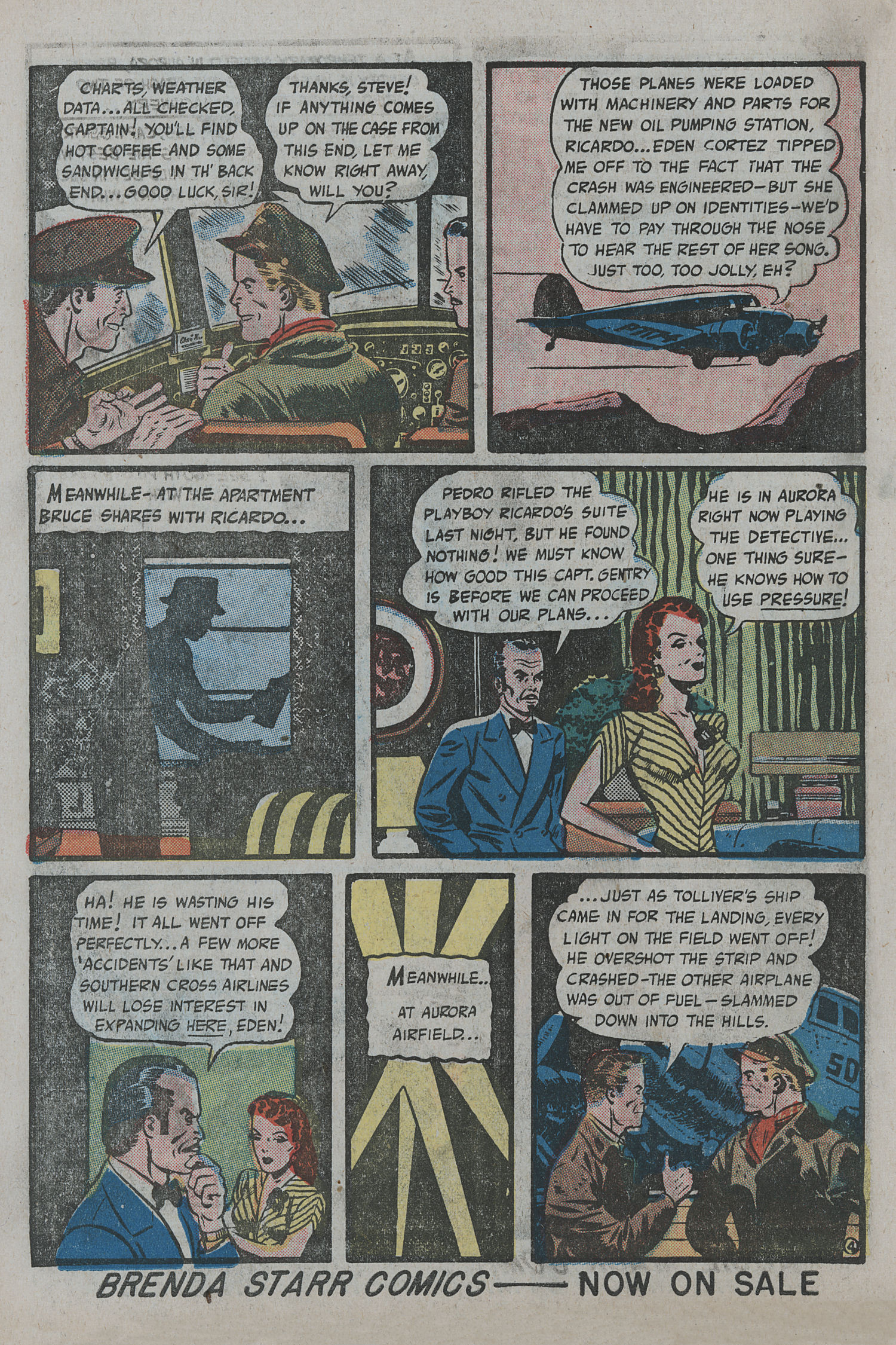 Read online Bruce Gentry comic -  Issue #1 - 14