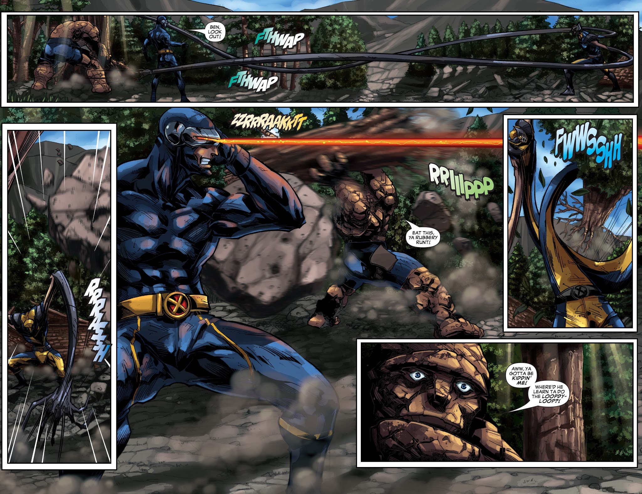 Read online X-Men/Fantastic Four comic -  Issue #4 - 17