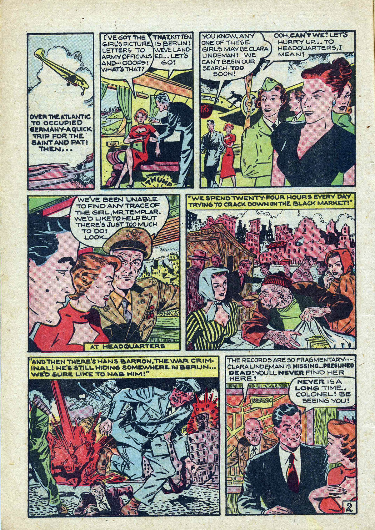 Read online The Saint (1947) comic -  Issue #6 - 4