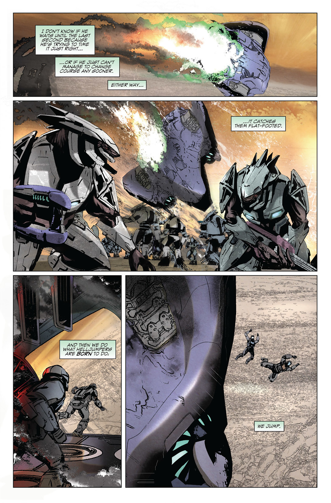 Read online Halo: Helljumper comic -  Issue # Full - 105