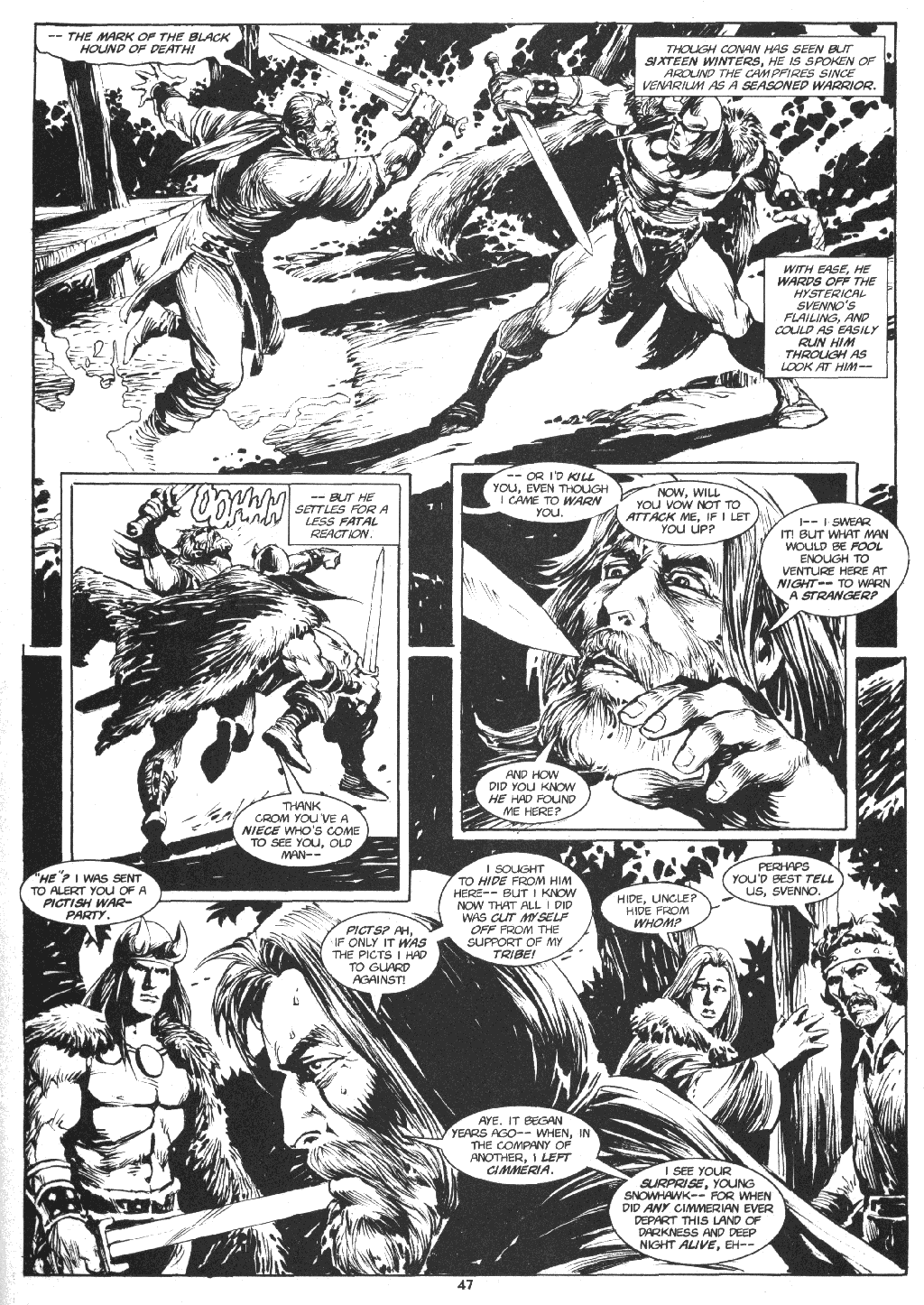 Read online The Savage Sword Of Conan comic -  Issue #219 - 48