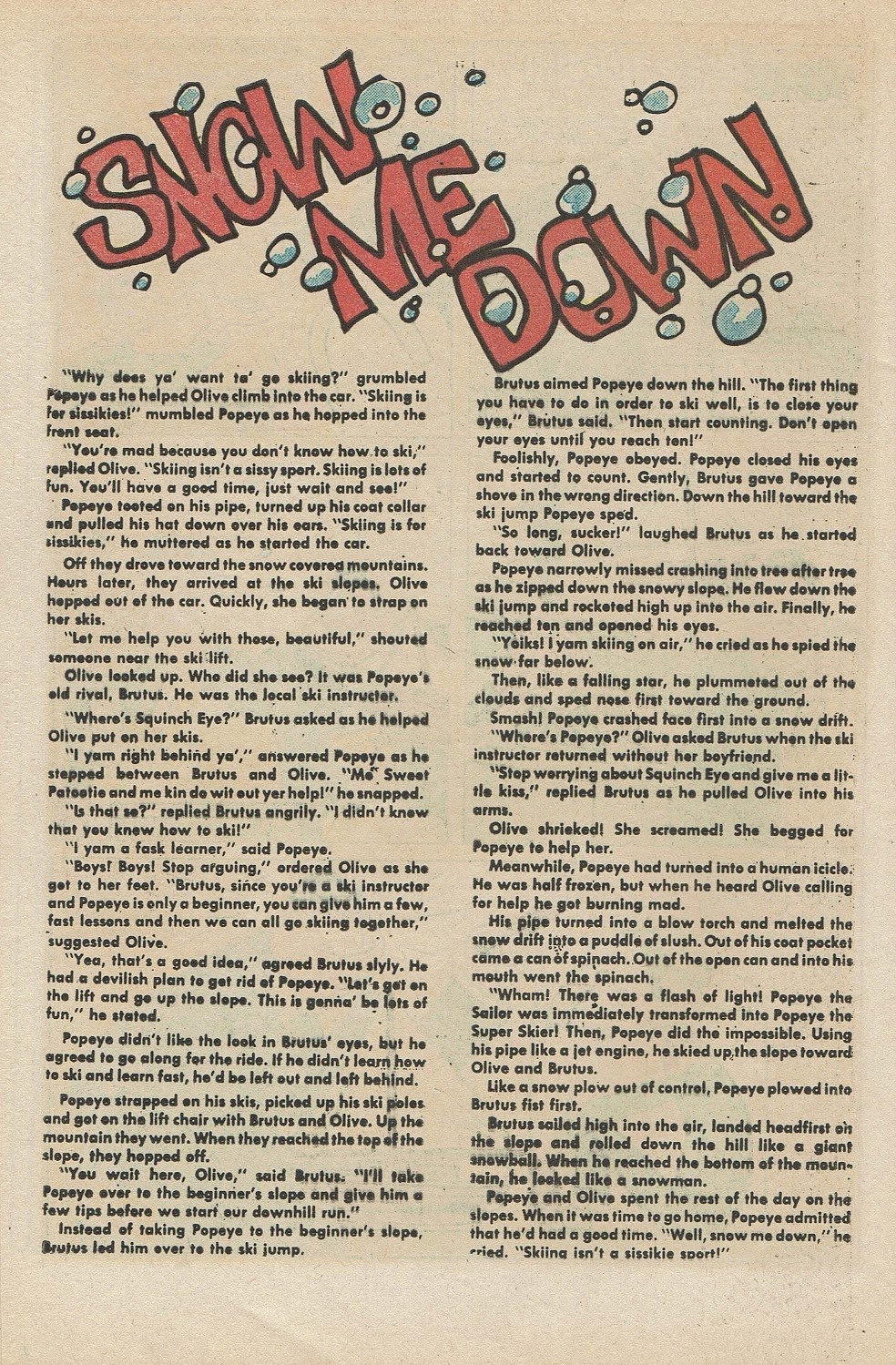 Read online Popeye (1948) comic -  Issue #137 - 32