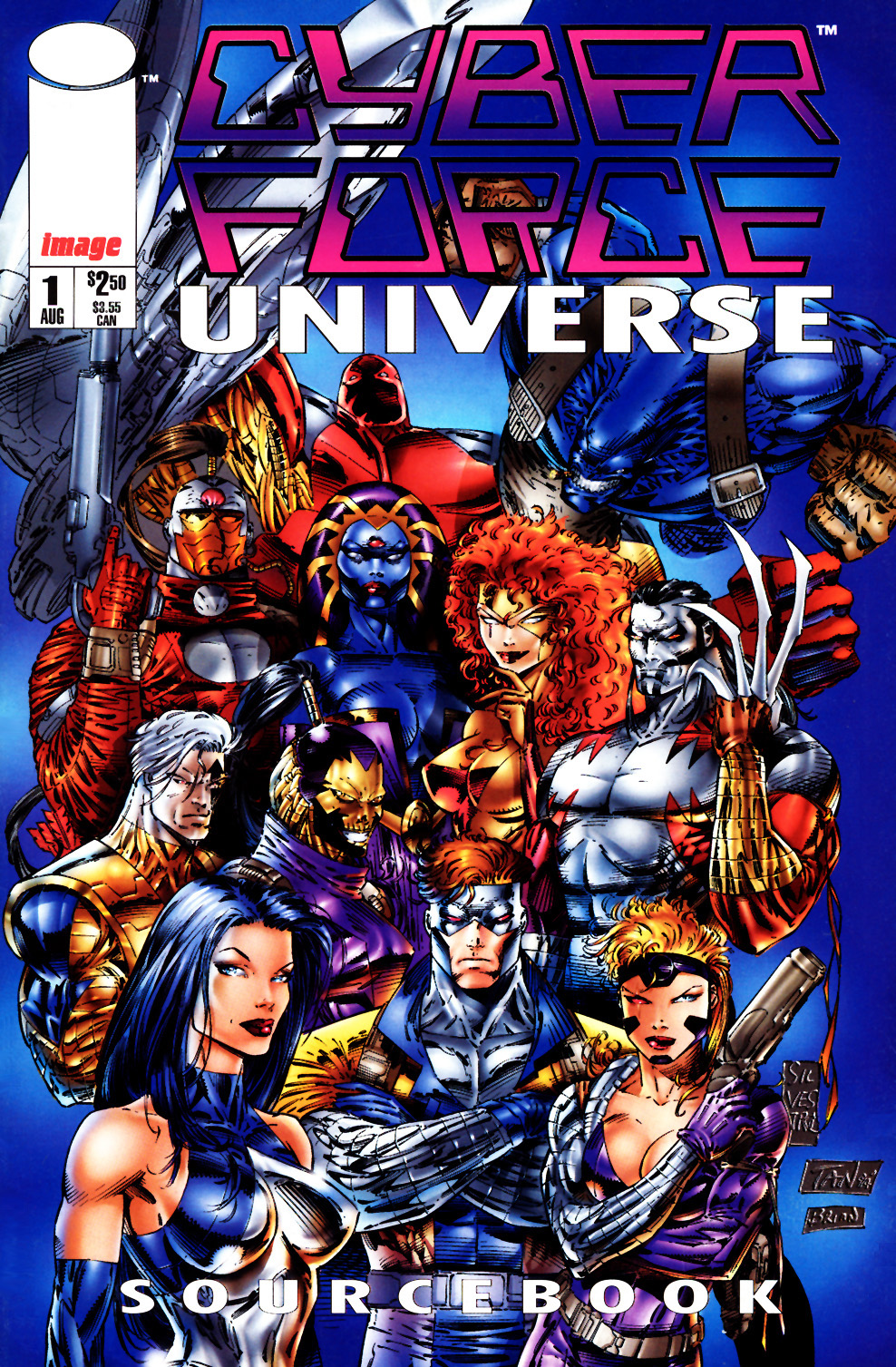 Read online Cyberforce Universe Sourcebook comic -  Issue #1 - 1