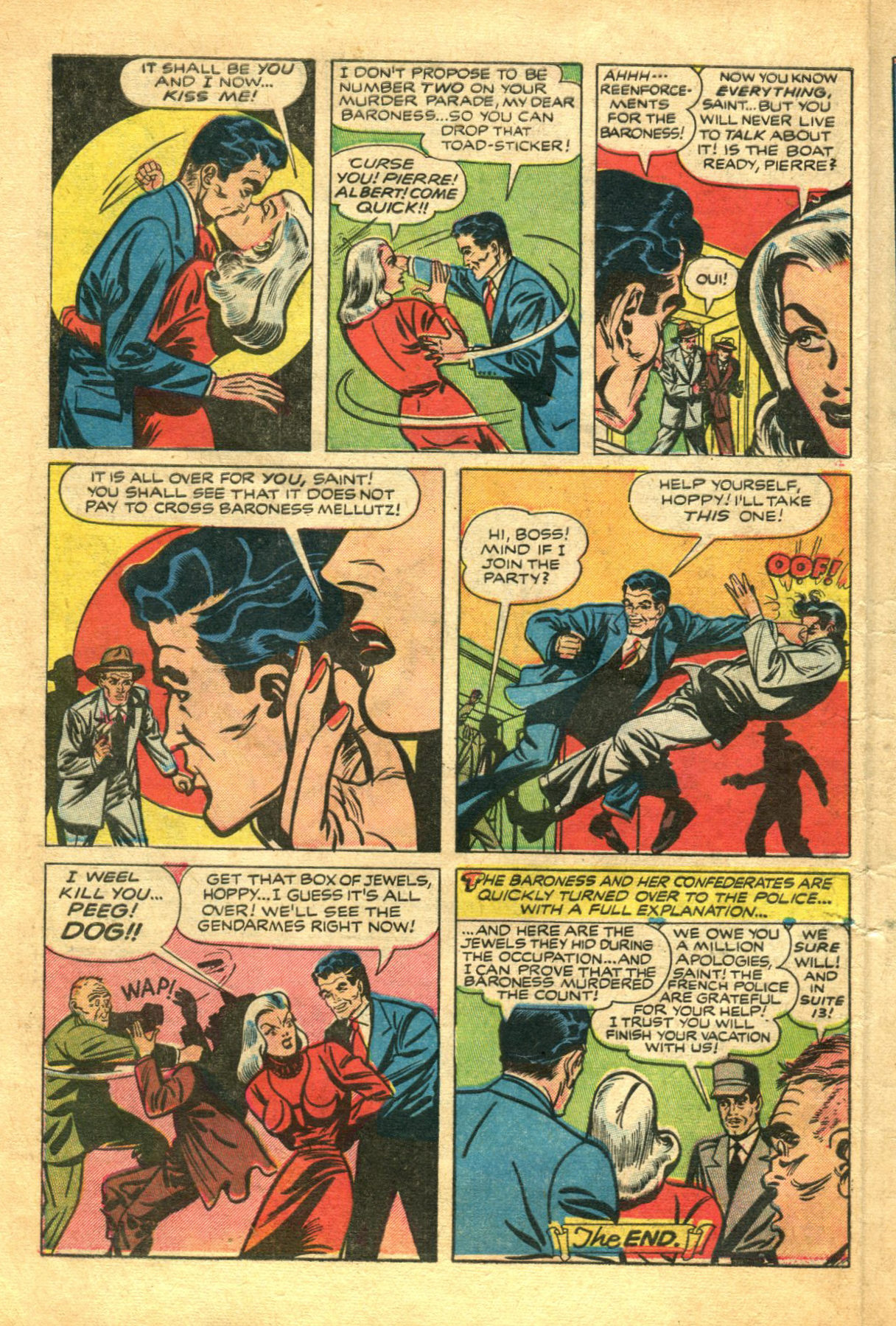 Read online The Saint (1947) comic -  Issue #7 - 10