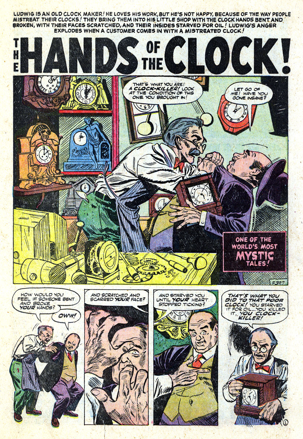 Read online Mystic (1951) comic -  Issue #36 - 16