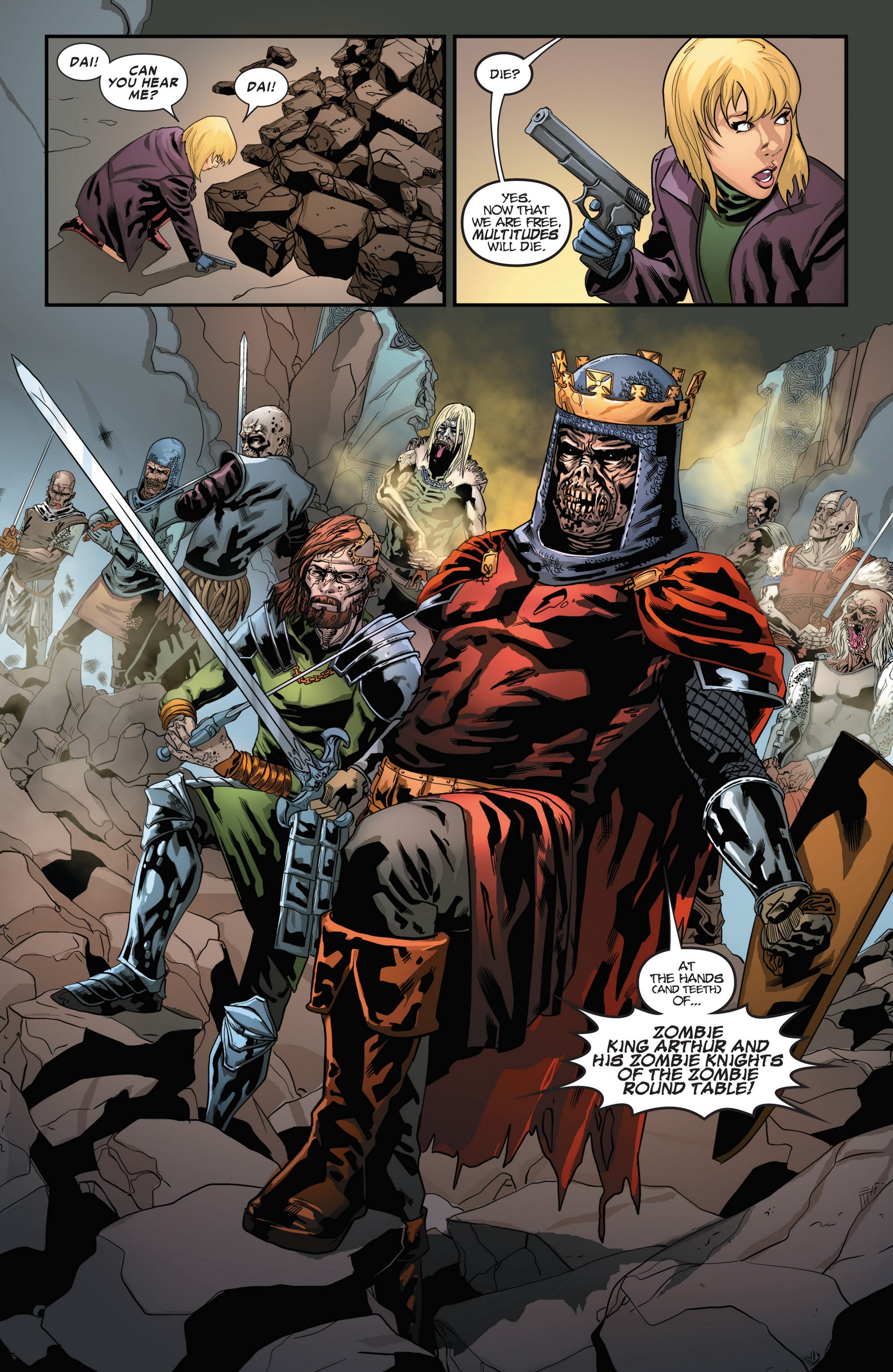 Read online Revolutionary War: Knights of Pendragon comic -  Issue # Full - 13