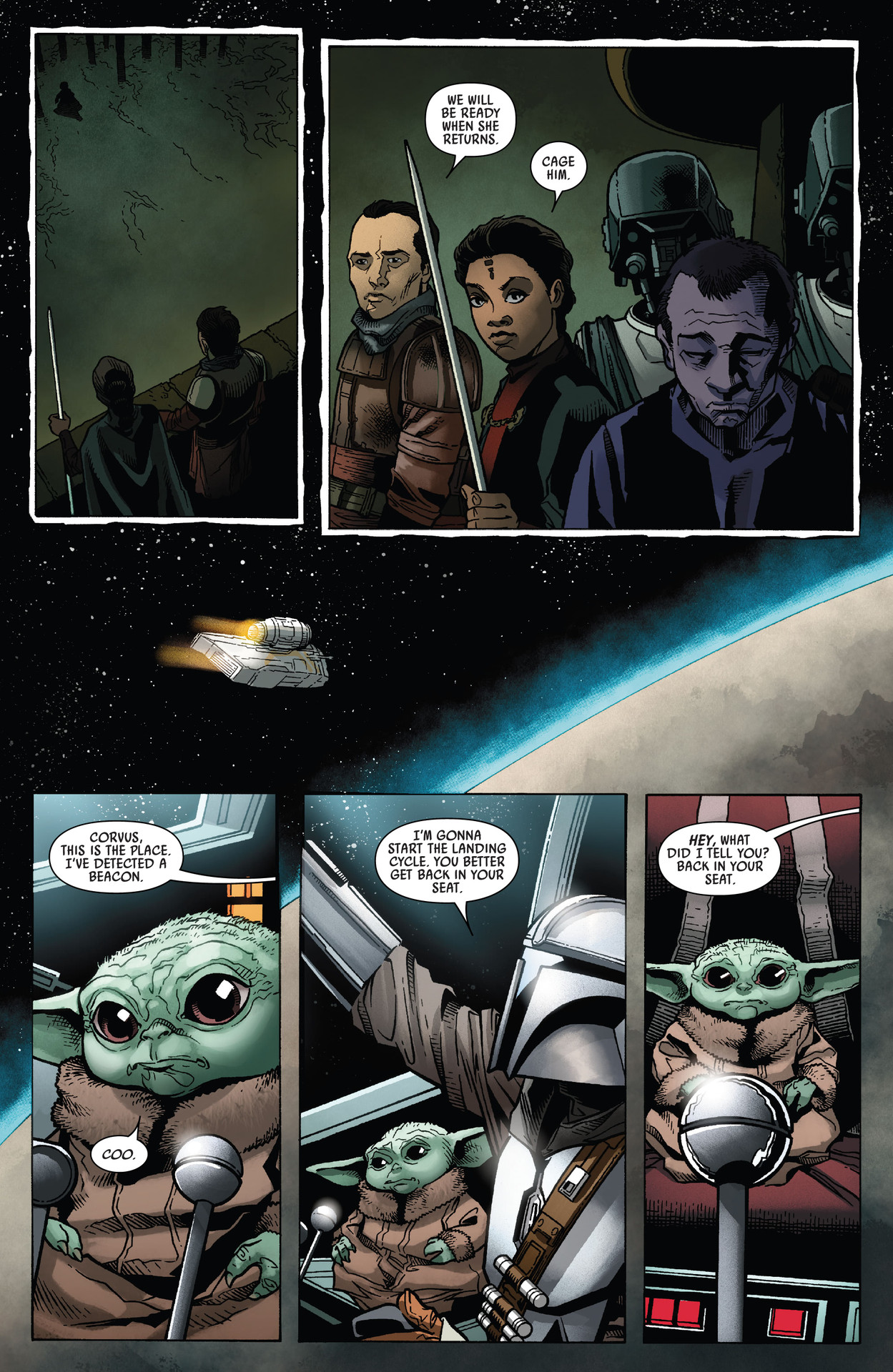 Read online Star Wars: The Mandalorian Season 2 comic -  Issue #5 - 7
