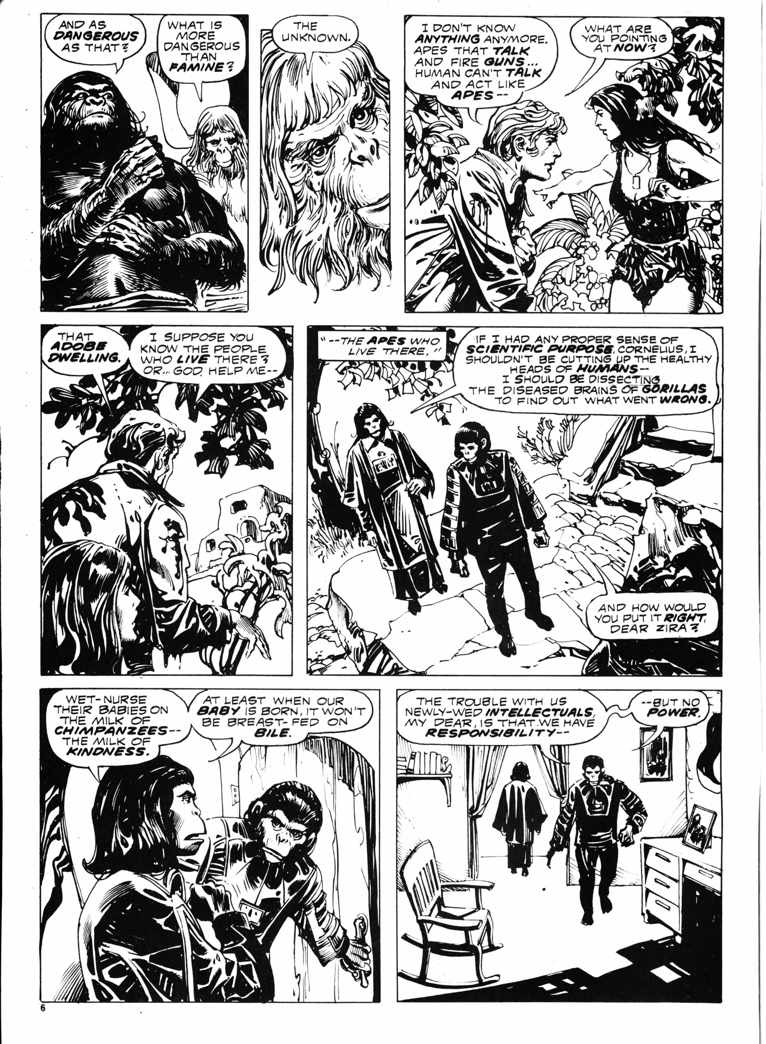 Read online Planet of the Apes (1974) comic -  Issue #37 - 6
