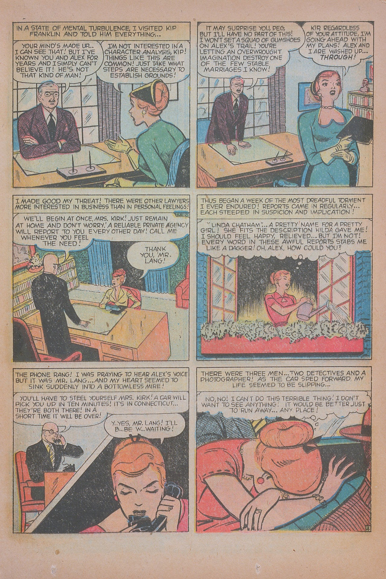 Read online Love Romances comic -  Issue #20 - 23