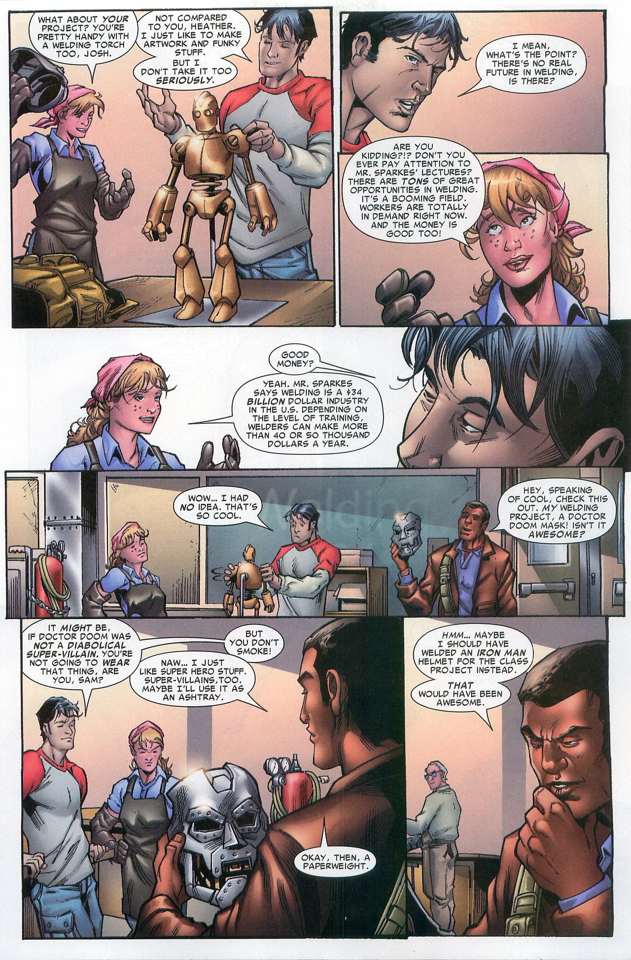 Read online American Welding Society Iron Man Special comic -  Issue # Full - 7