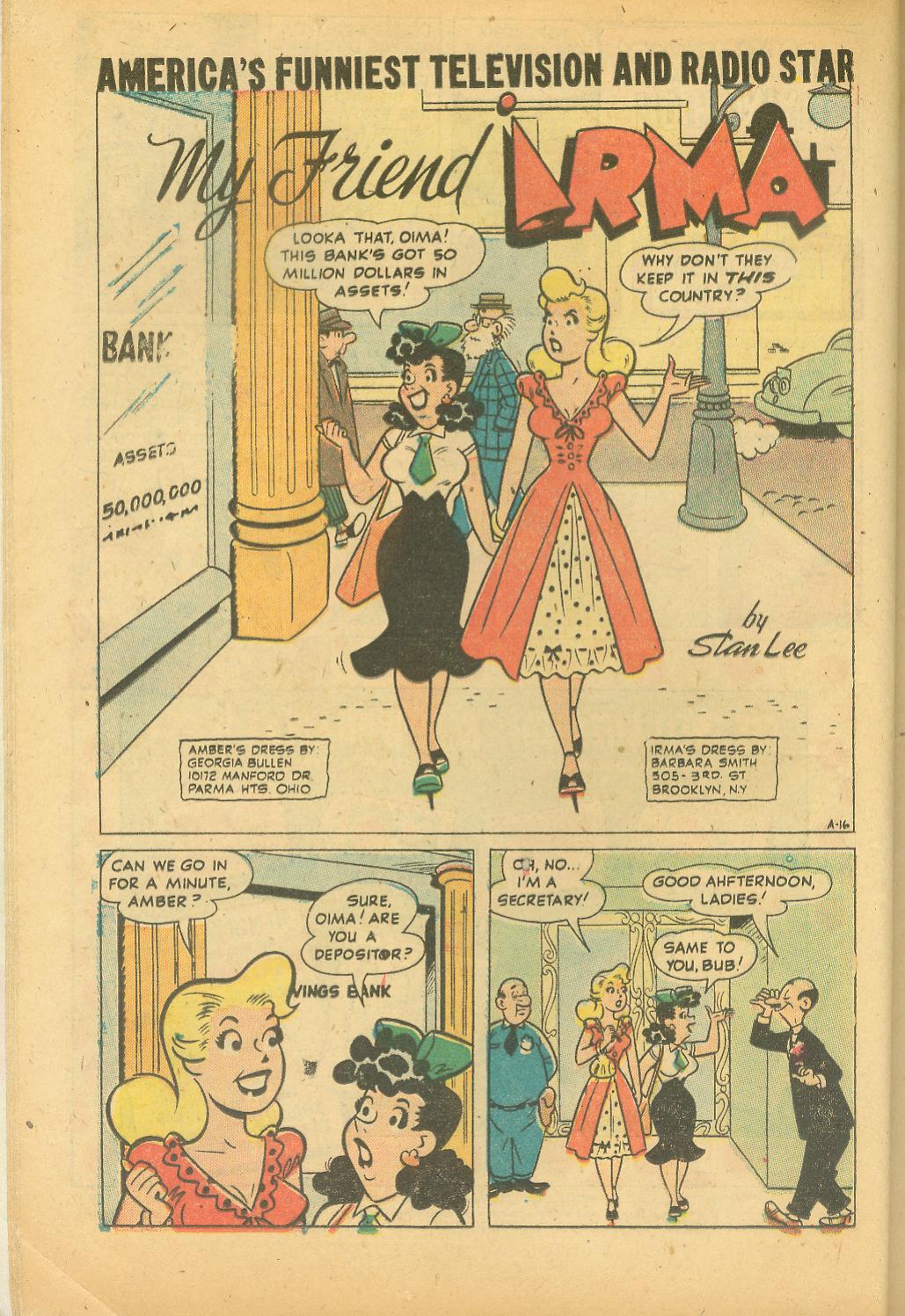 Read online My Friend Irma comic -  Issue #20 - 12