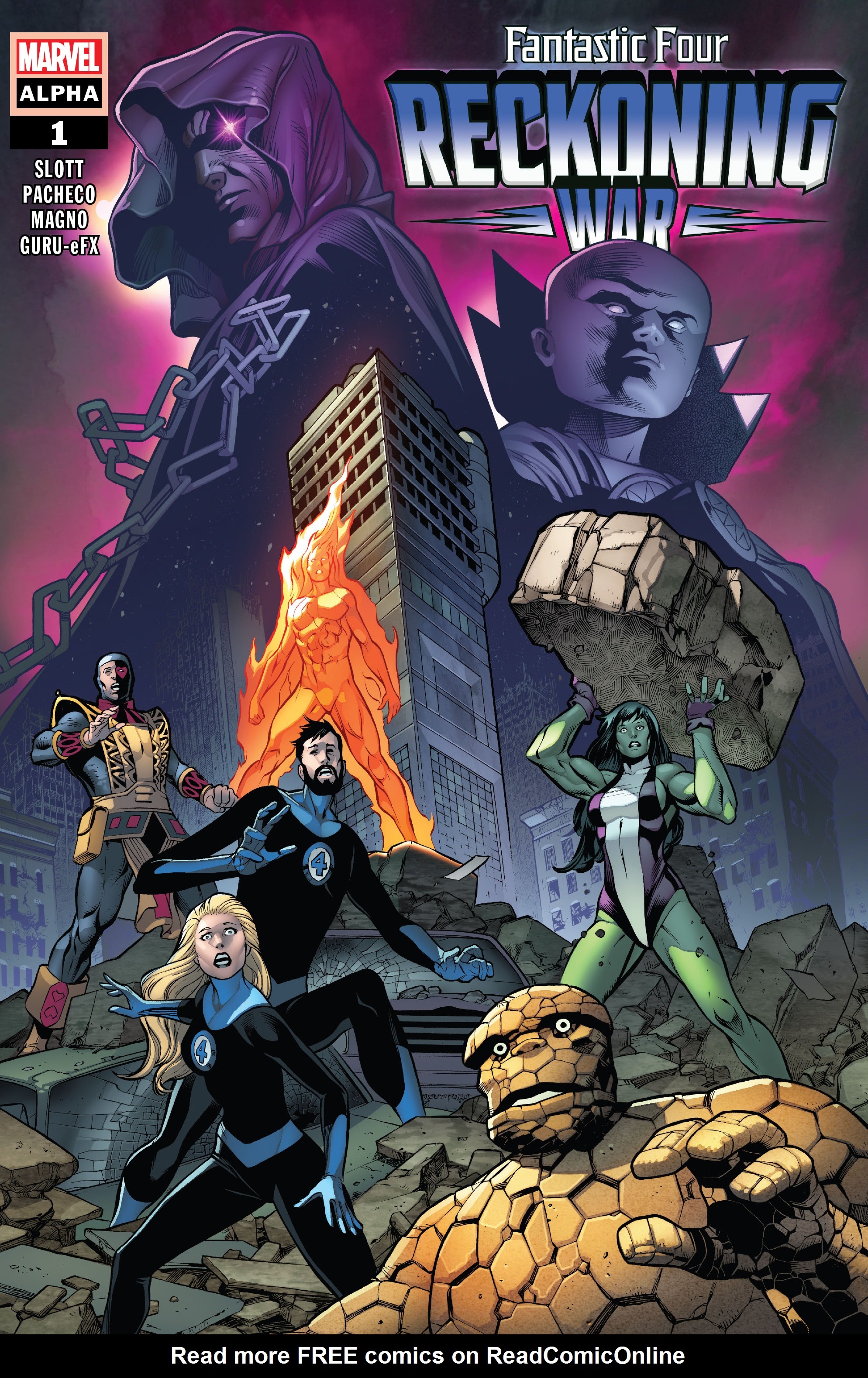 Read online Fantastic Four: Reckoning War Alpha comic -  Issue #1 - 1