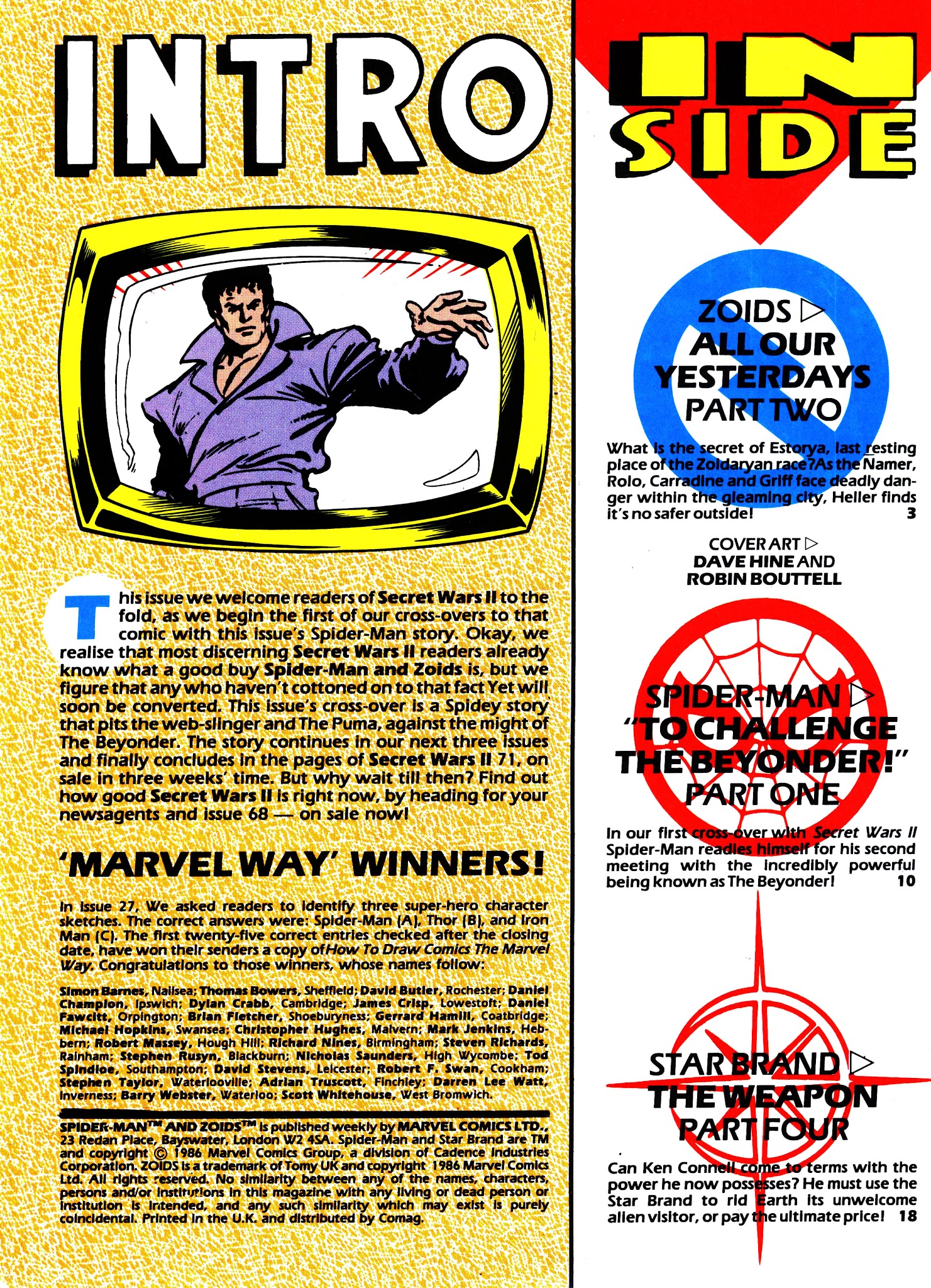 Read online Spider-Man and Zoids comic -  Issue #33 - 2