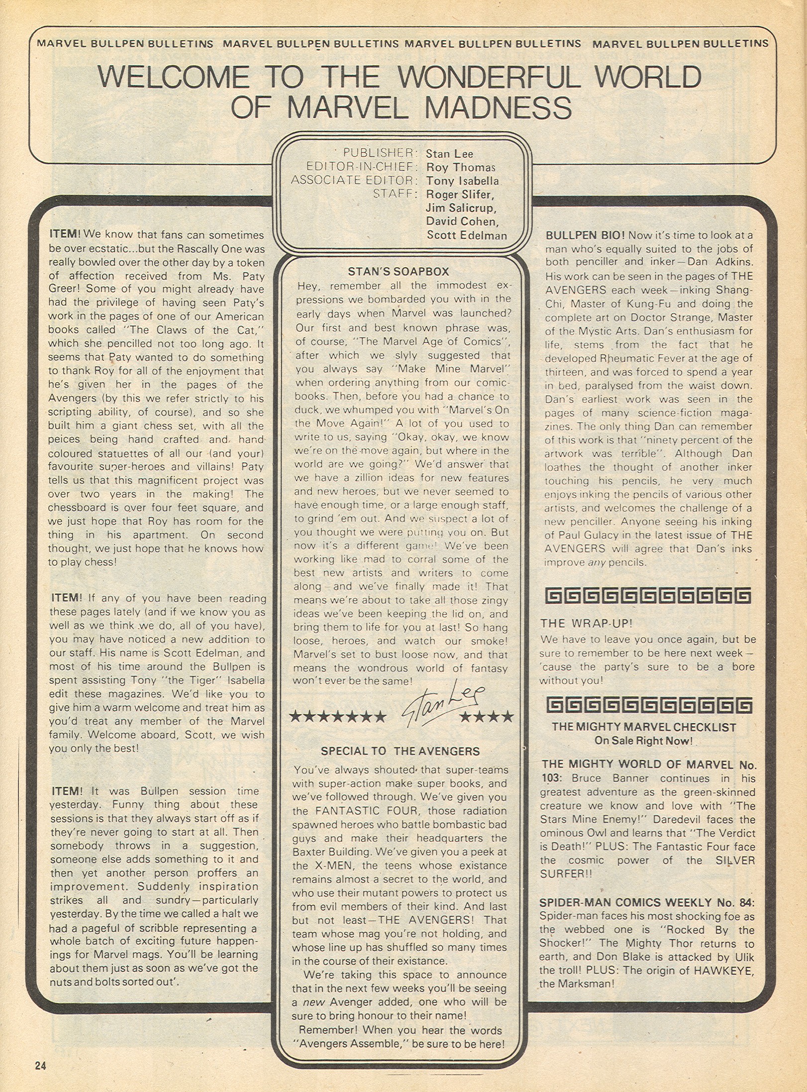 Read online The Avengers (1973) comic -  Issue #53 - 24