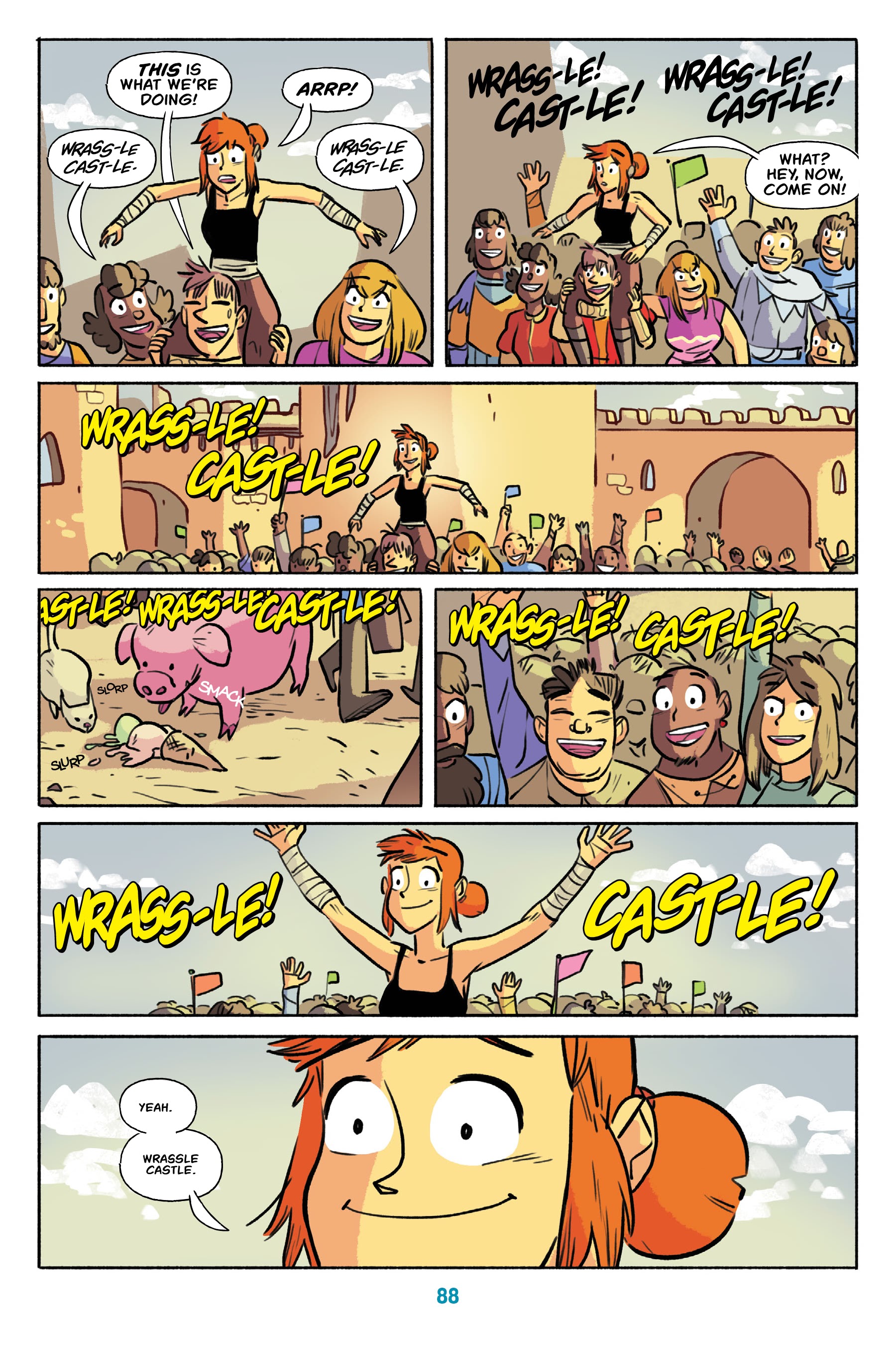 Read online Wrassle Castle comic -  Issue #1 - 87