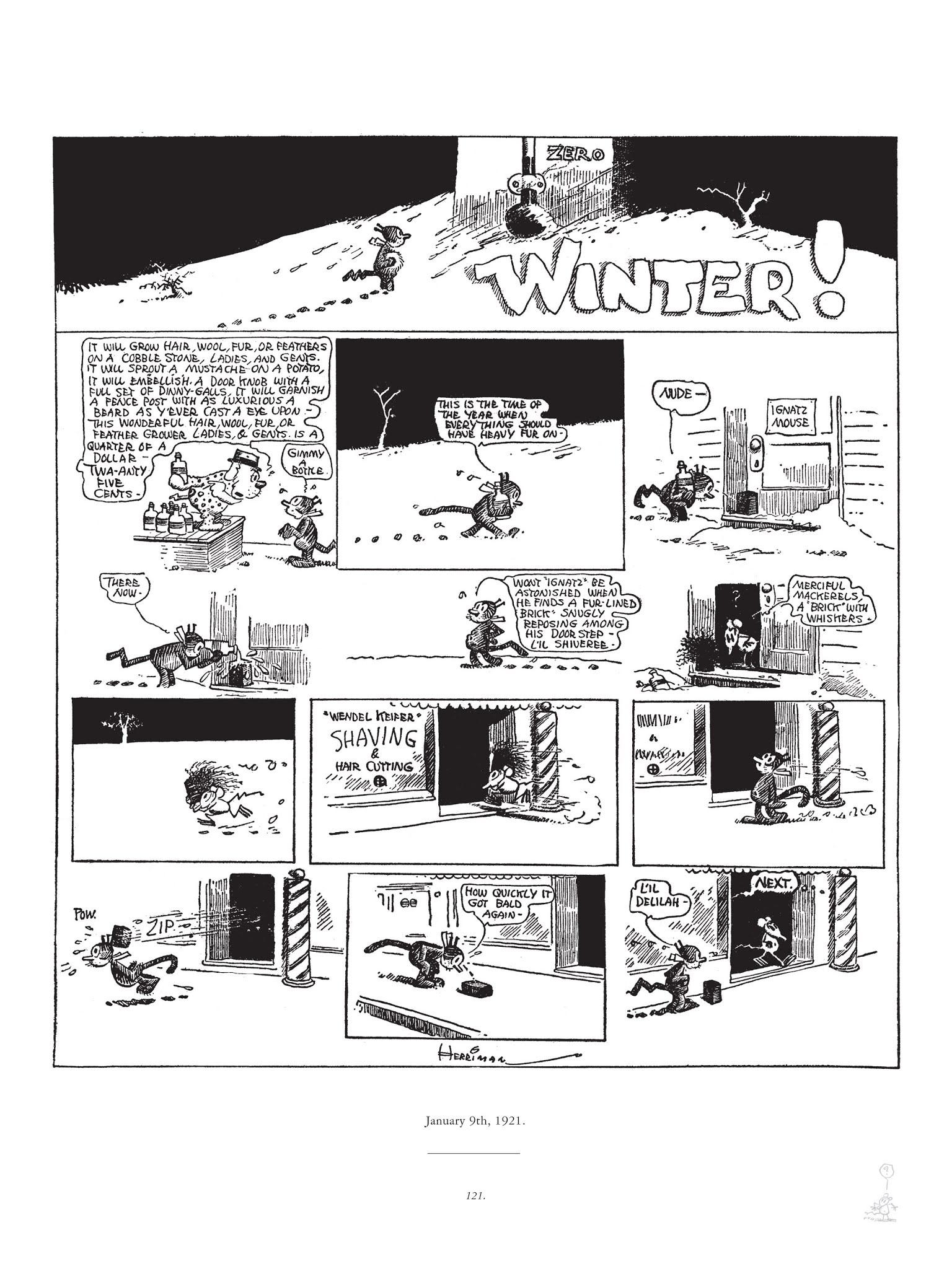 Read online Krazy & Ignatz comic -  Issue # TPB 2 - 121