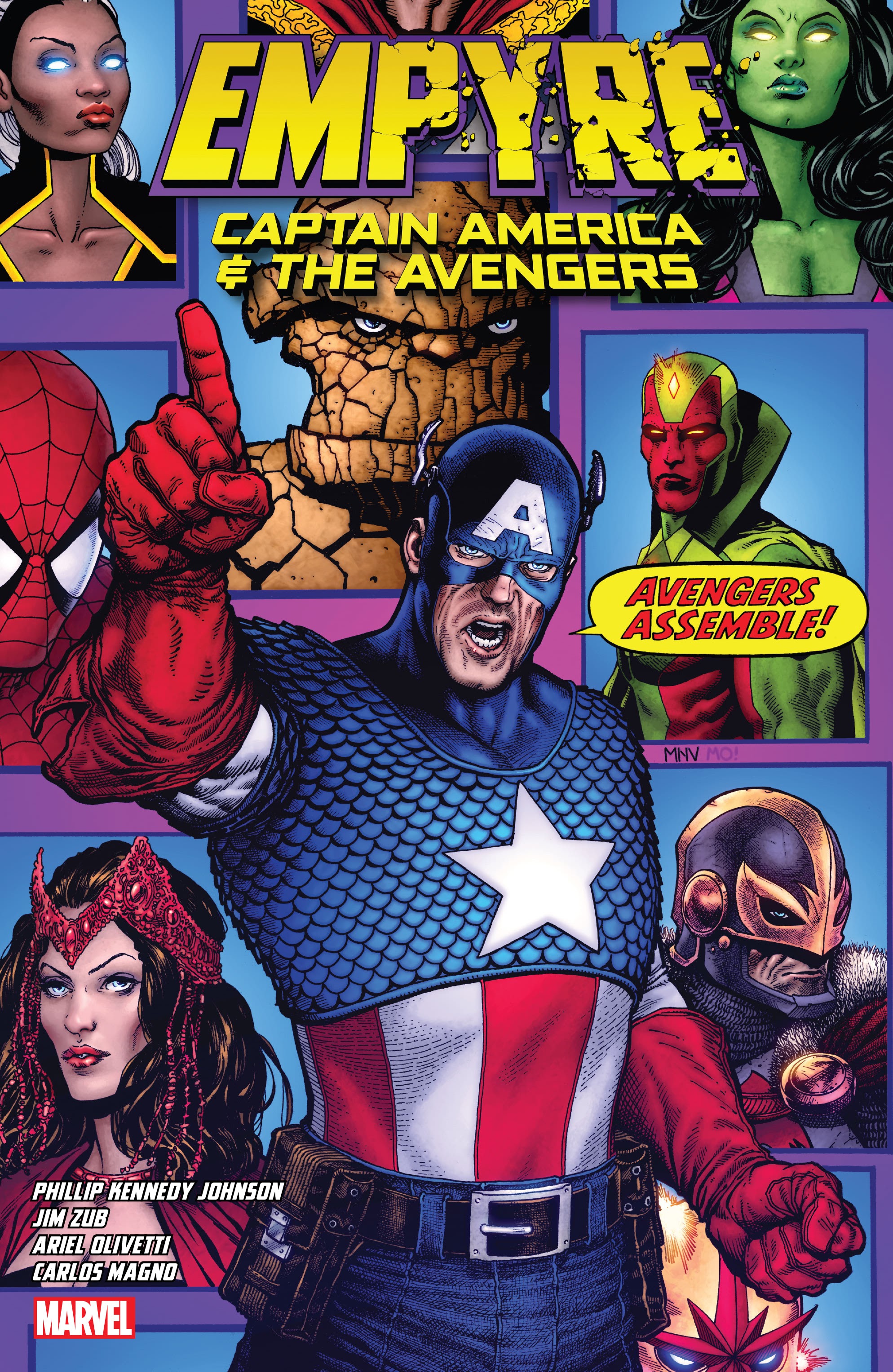 Read online Empyre: Captain America & The Avengers comic -  Issue # TPB - 1
