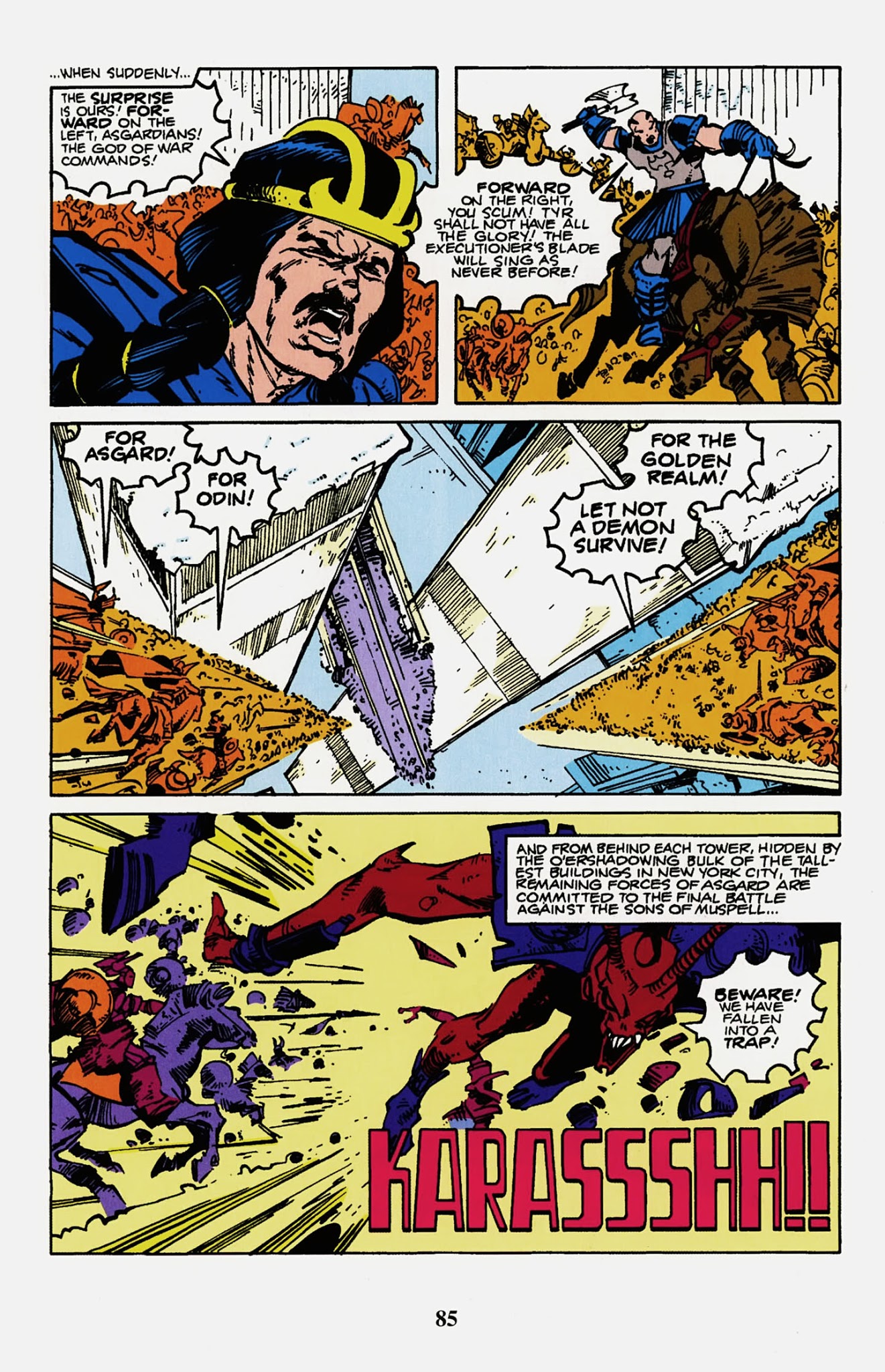 Read online Thor Visionaries: Walter Simonson comic -  Issue # TPB 2 - 87