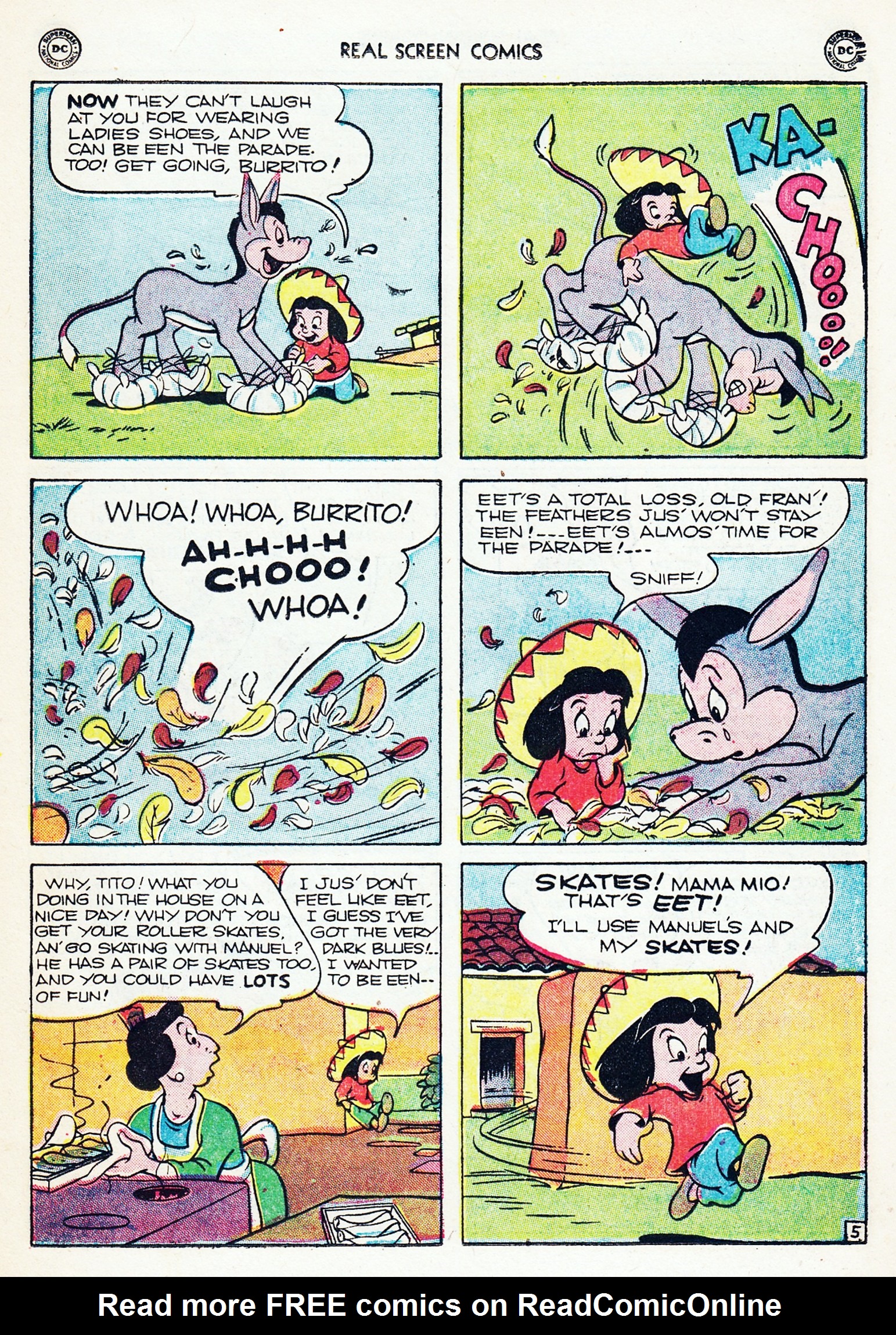 Read online Real Screen Comics comic -  Issue #27 - 35