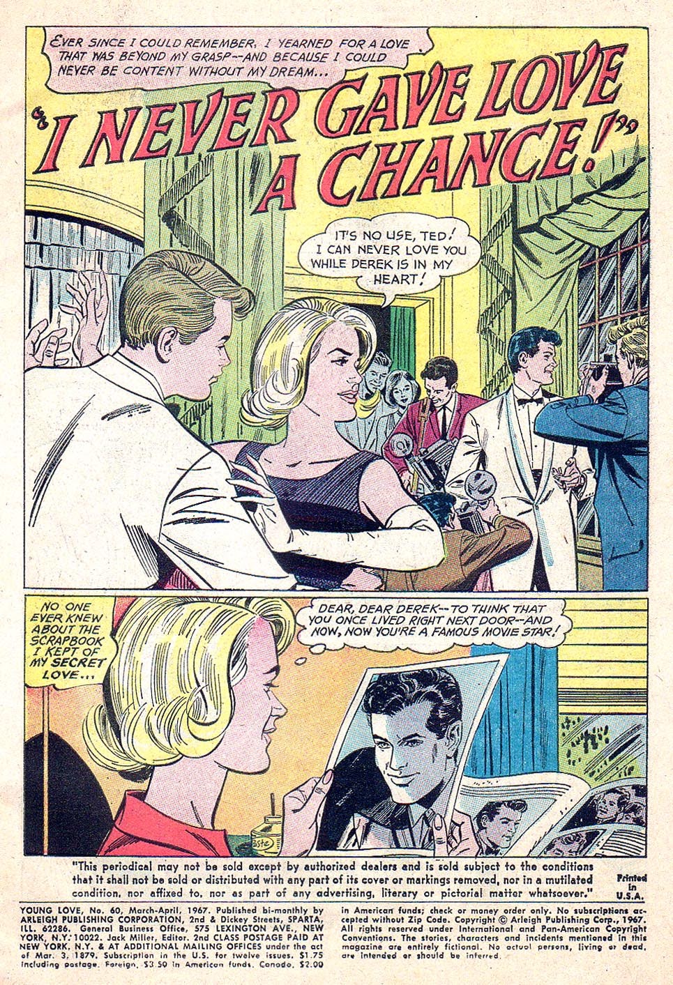 Read online Young Love (1963) comic -  Issue #60 - 3
