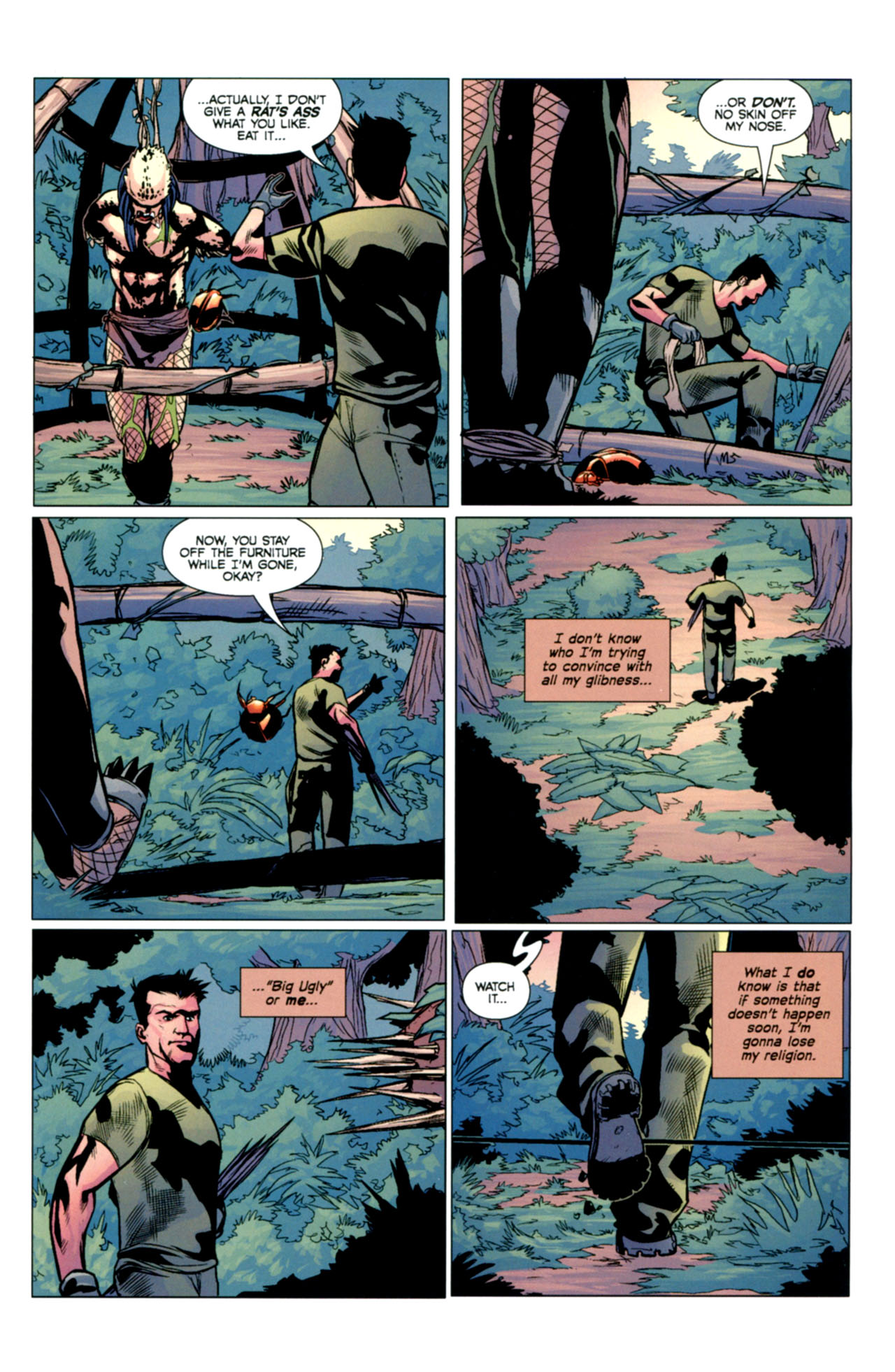 Read online Predators (2010) comic -  Issue #4 - 5