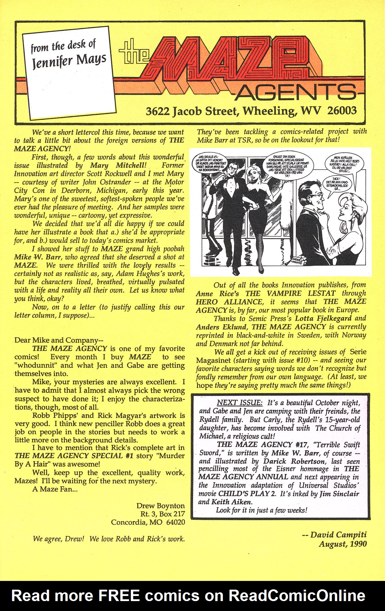 Read online Maze Agency (1989) comic -  Issue #16 - 24