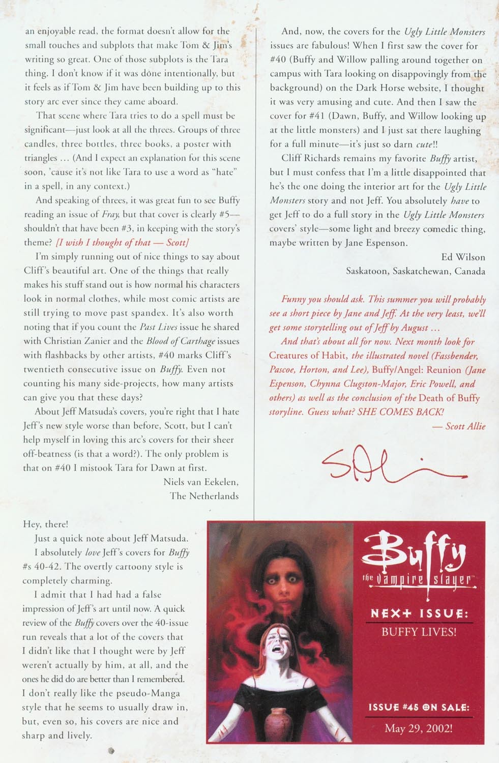 Read online Buffy the Vampire Slayer (1998) comic -  Issue #44 - 27