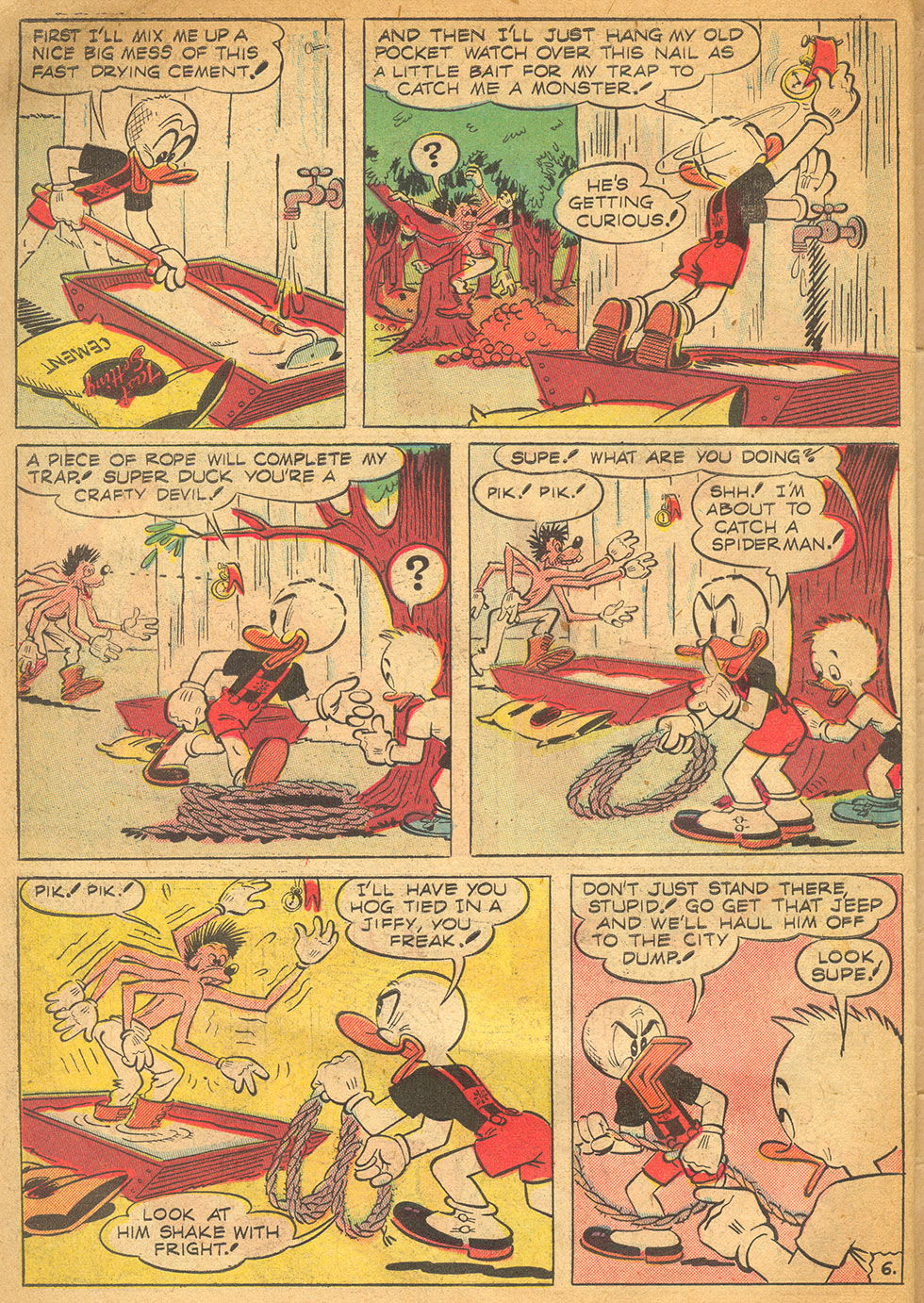 Read online Super Duck Comics comic -  Issue #42 - 44