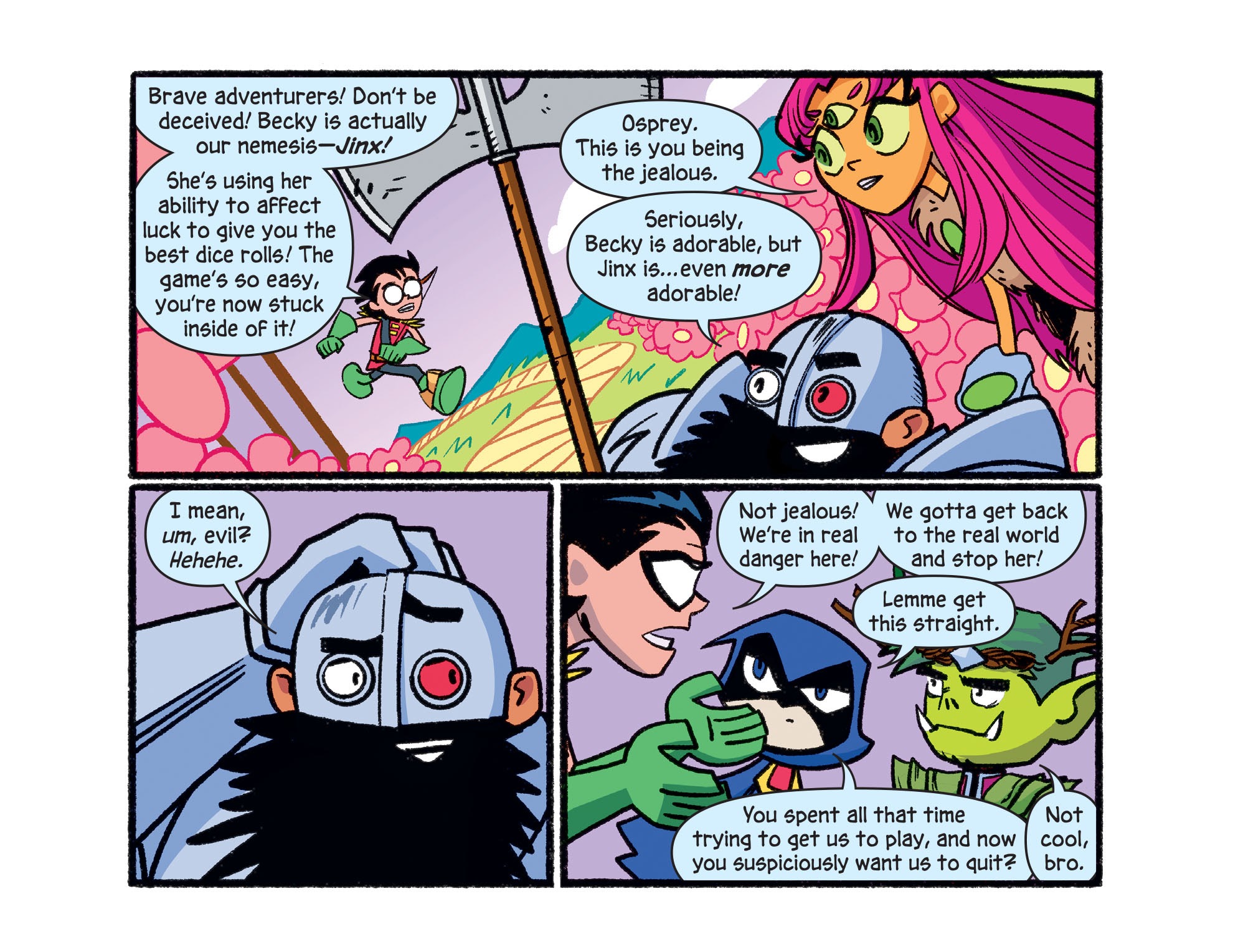 Read online Teen Titans Go! Roll With It! comic -  Issue #8 - 8