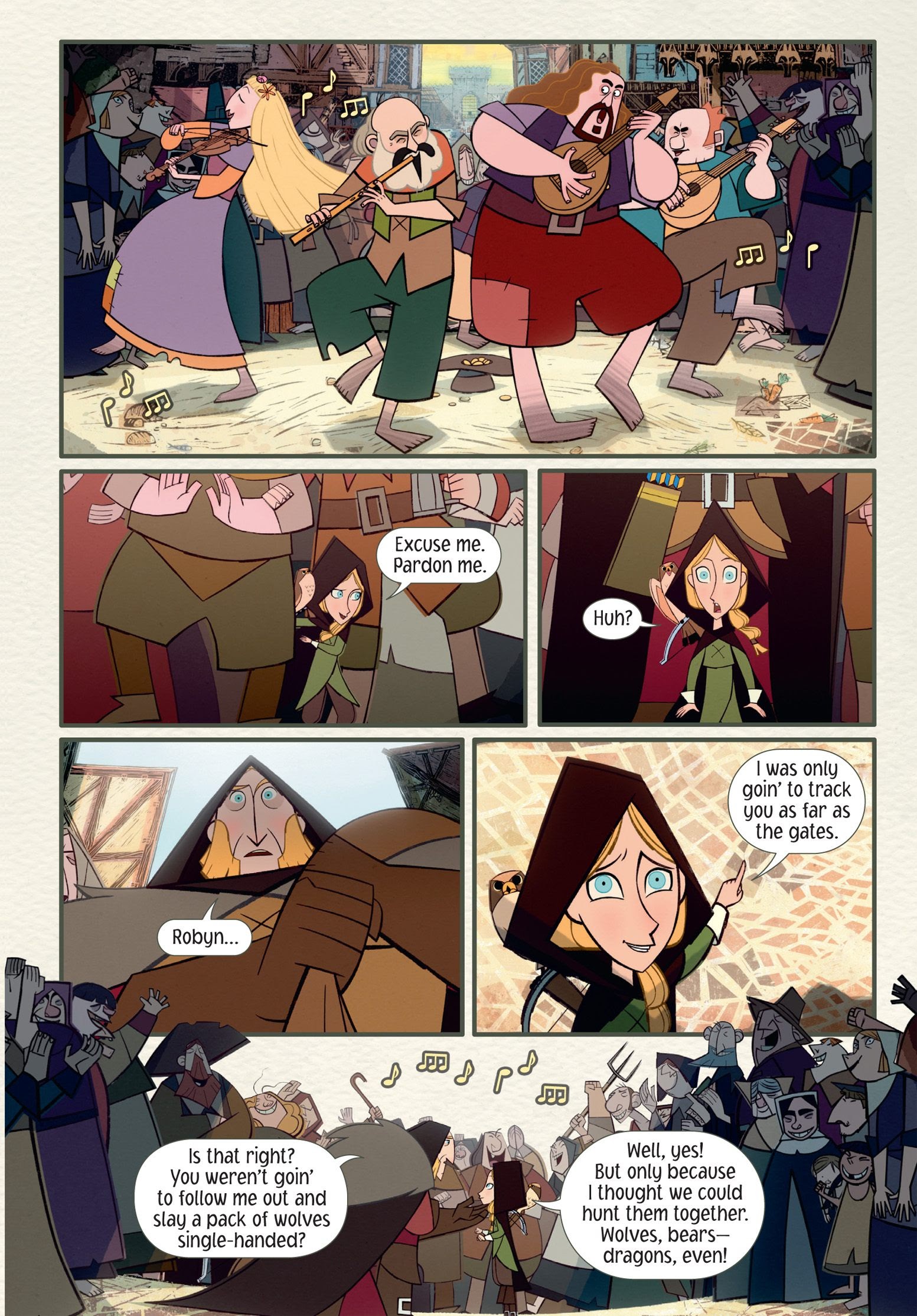 Read online Wolfwalkers: The Graphic Novel comic -  Issue # TPB (Part 1) - 38