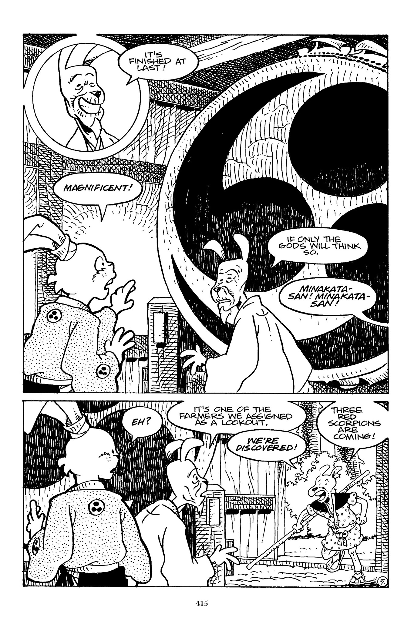 Read online The Usagi Yojimbo Saga comic -  Issue # TPB 7 - 408